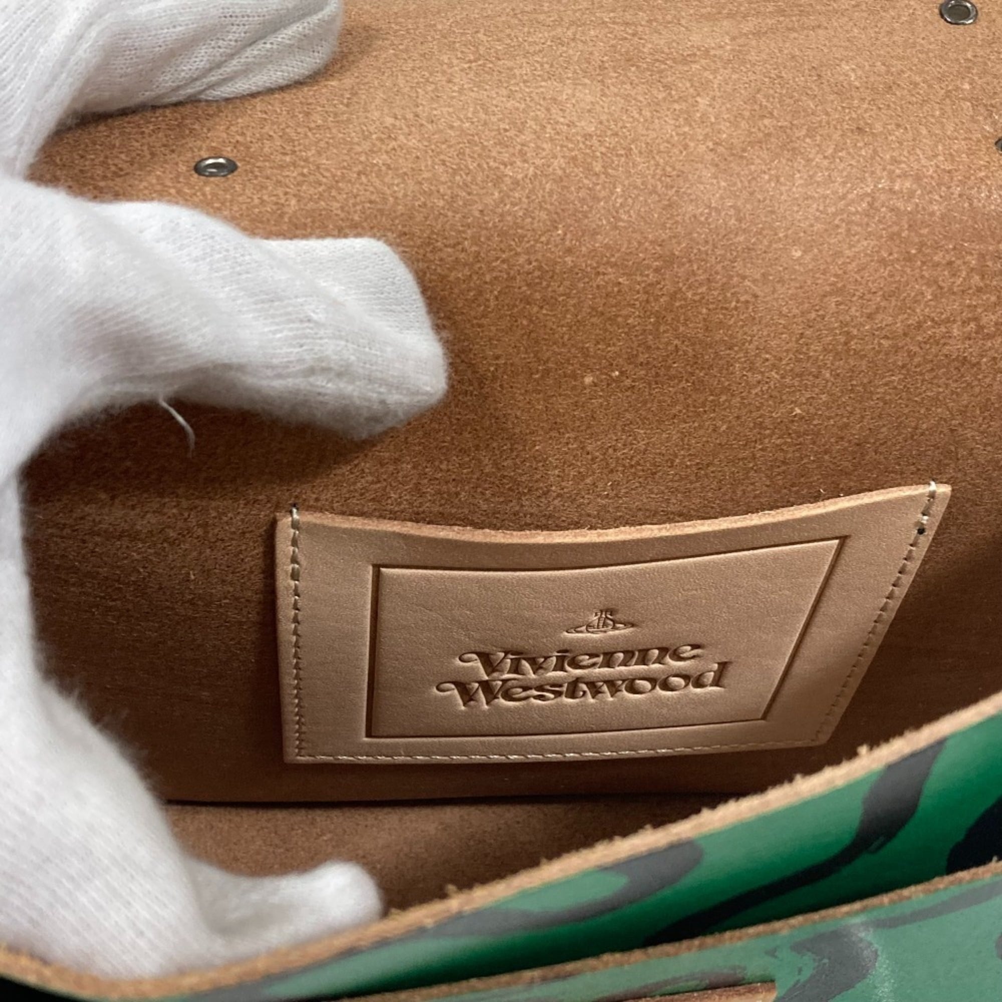 Vivienne Westwood Green Shoulder Bag (Pre-Owned)