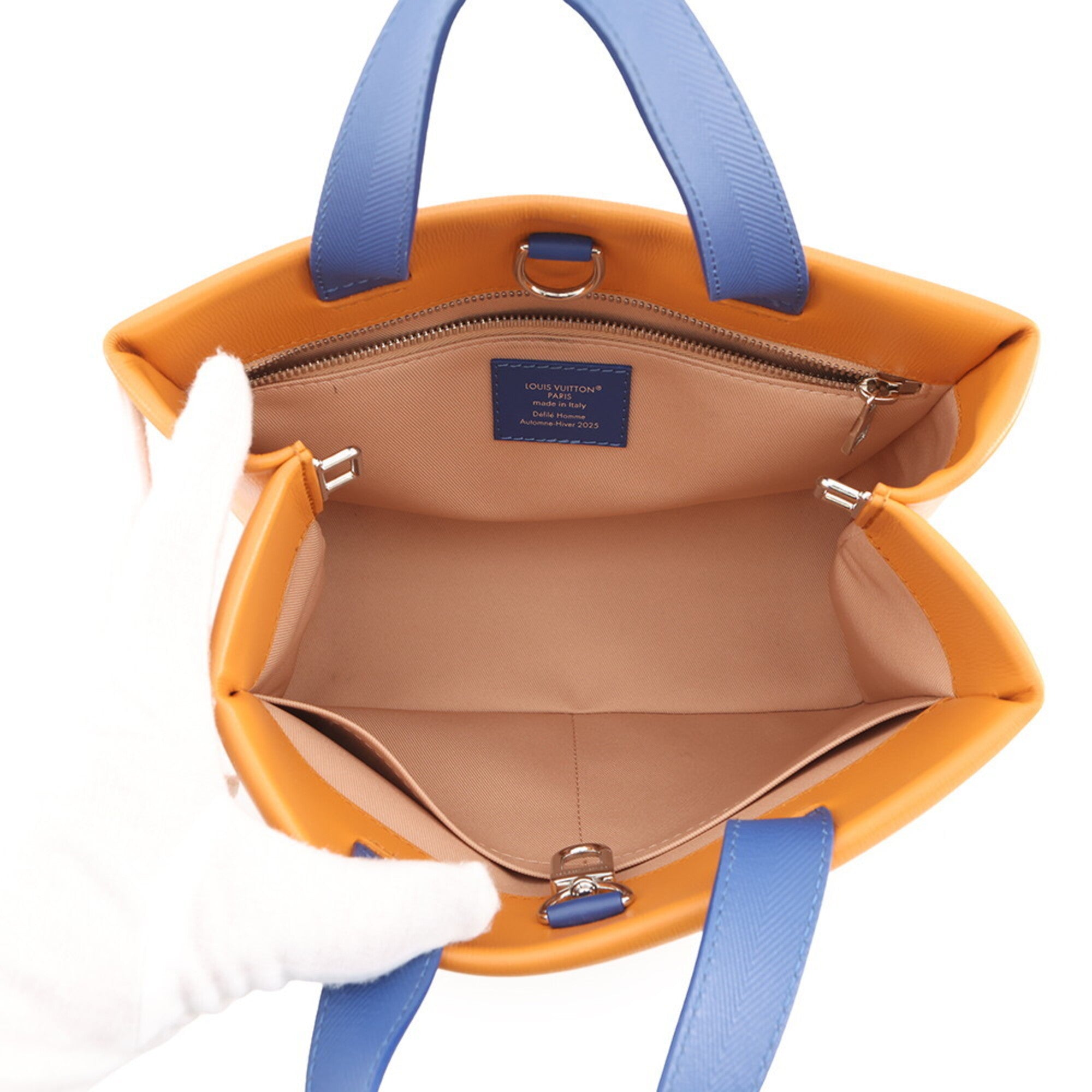 Louis Vuitton Saffron Leather Handbag Tote Bag (Pre-Owned)