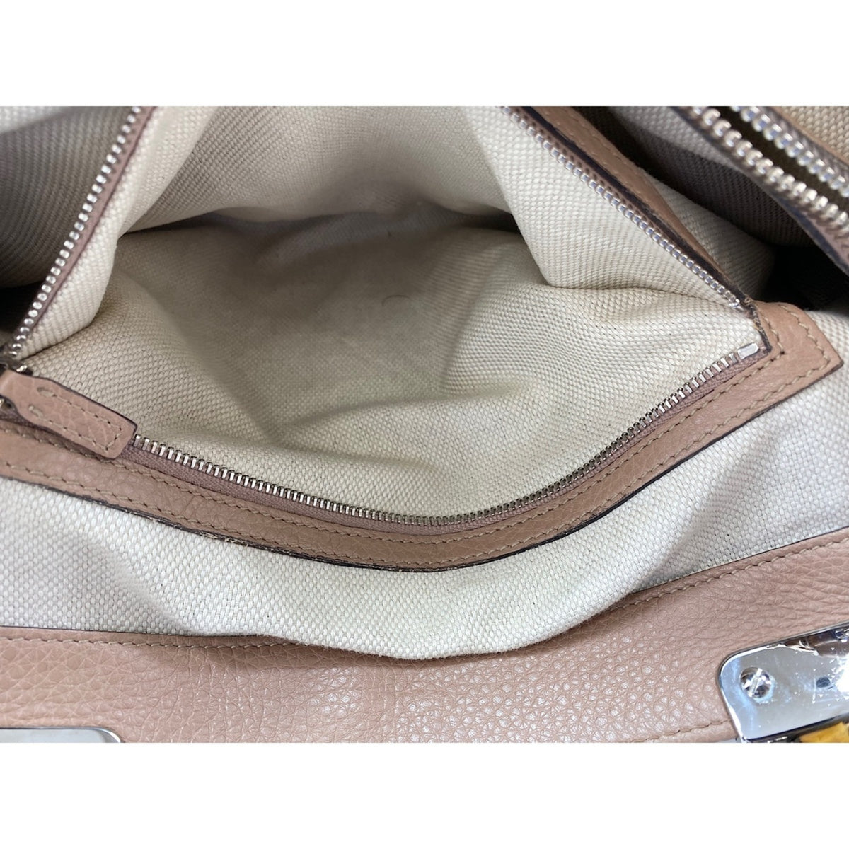 Gucci Beige Pink Tote Bag (Pre-Owned)