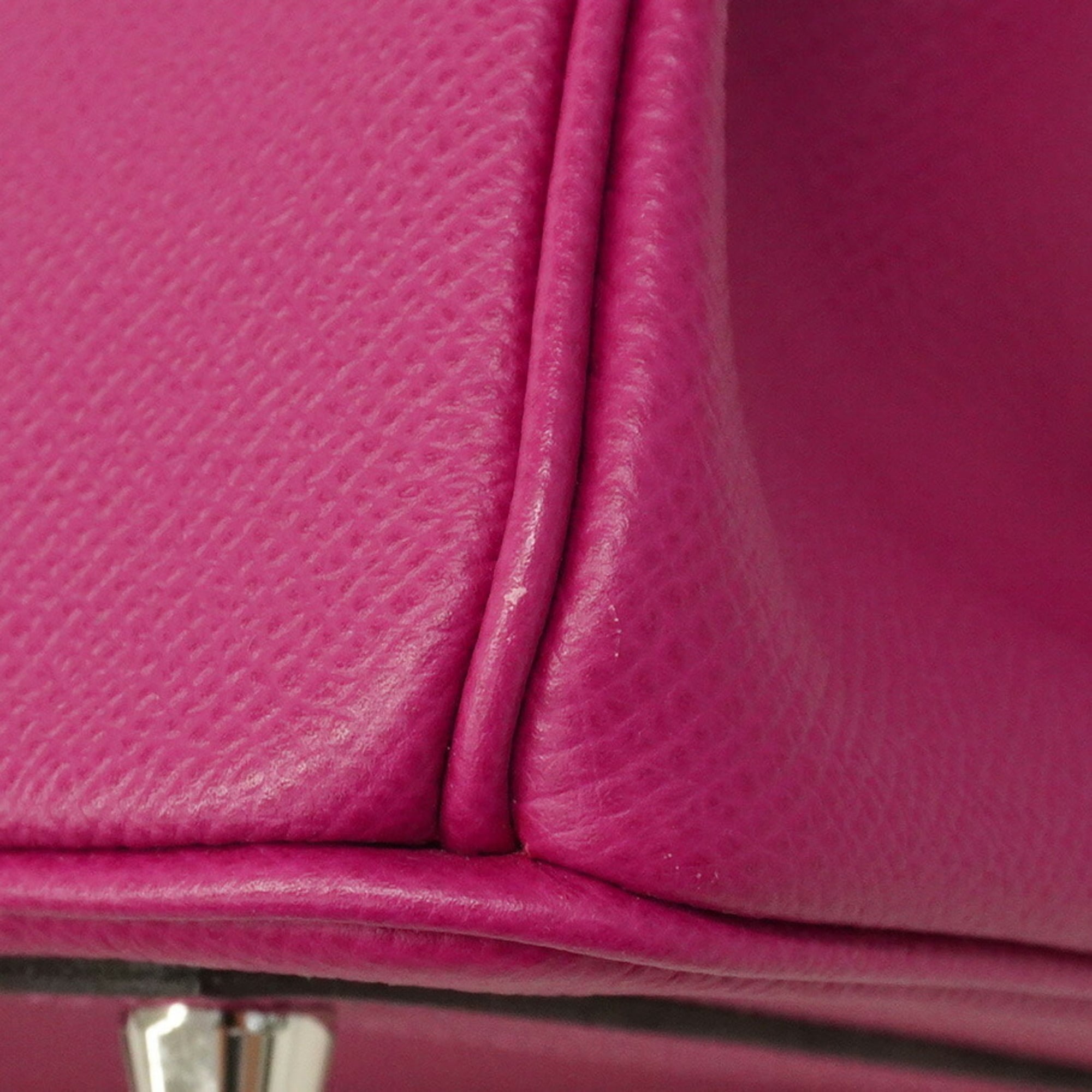 Hermes Rose Purple Epsom Leather Handbag (Pre-Owned)
