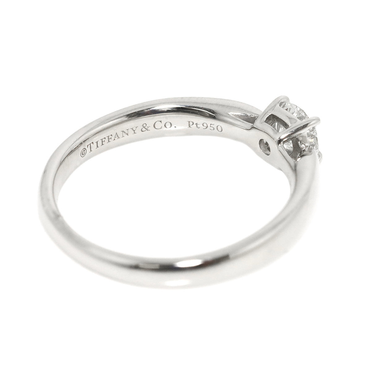 Tiffany Platinum 950 Band Ring (Pre-Owned)