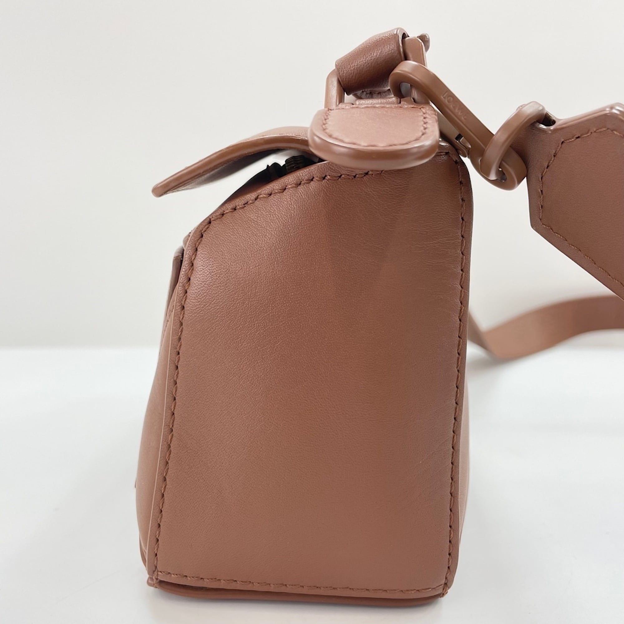 Loewe Puzzle Brown Handbag Shoulder Bag (Pre-Owned)