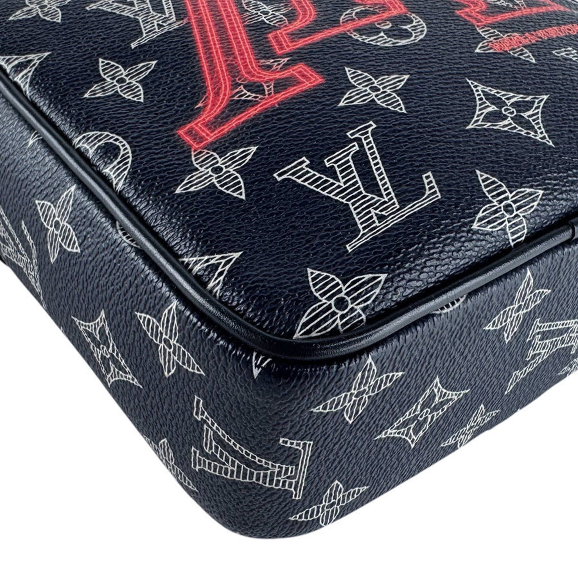 Louis Vuitton Navy Shoulder Bag (Pre-Owned)