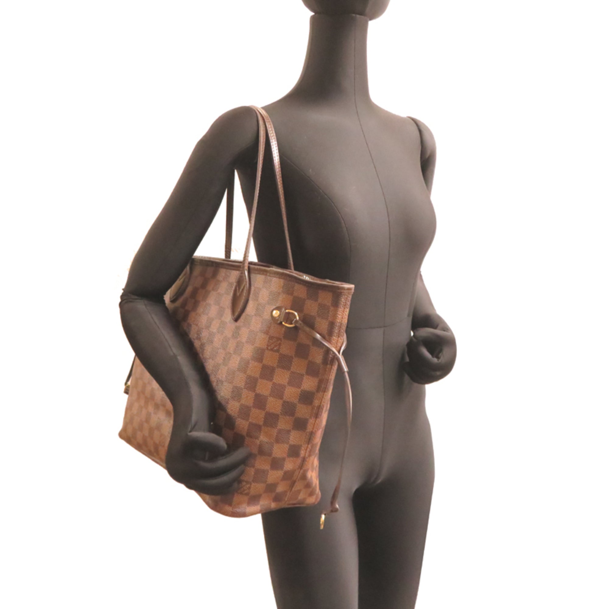 Louis Vuitton Brown Damier Canvas Tote Bag (Pre-Owned)