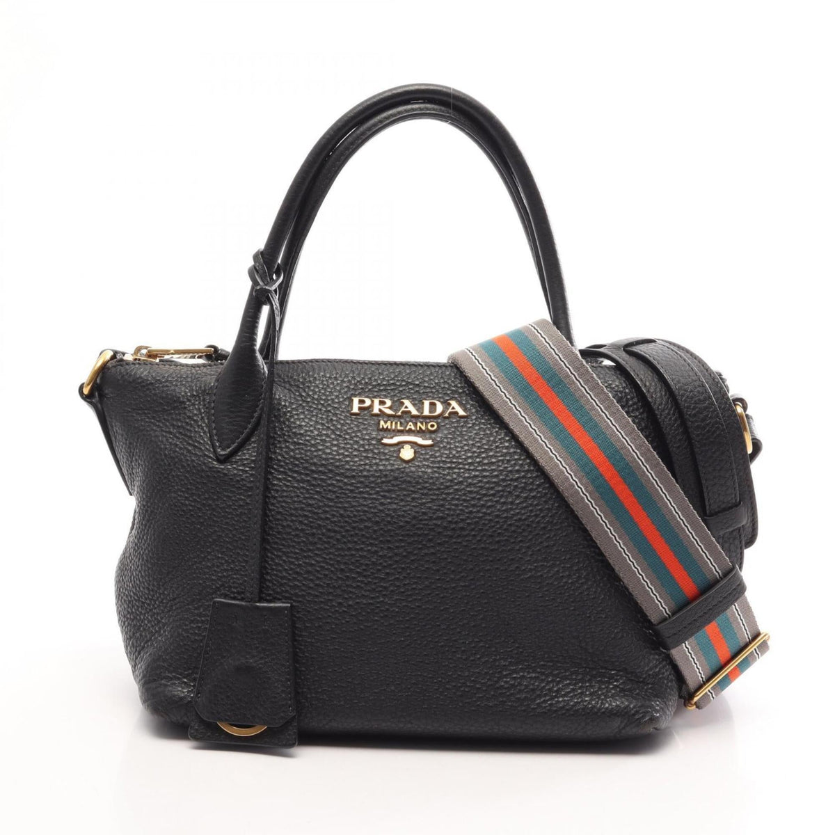 Prada Black Leather Handbag (Pre-Owned)