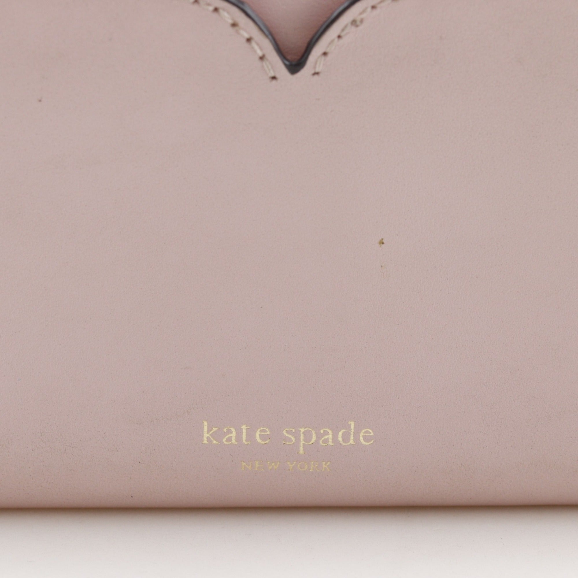 Kate Spade Pink Leather Chain/Shoulder Wallet (Pre-Owned)