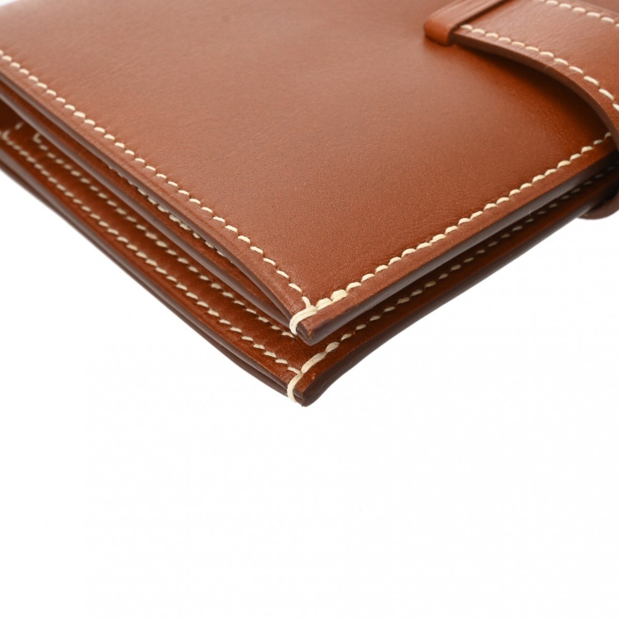 Hermes Fauve Leather Wallet (Bi-Fold) (Pre-Owned)