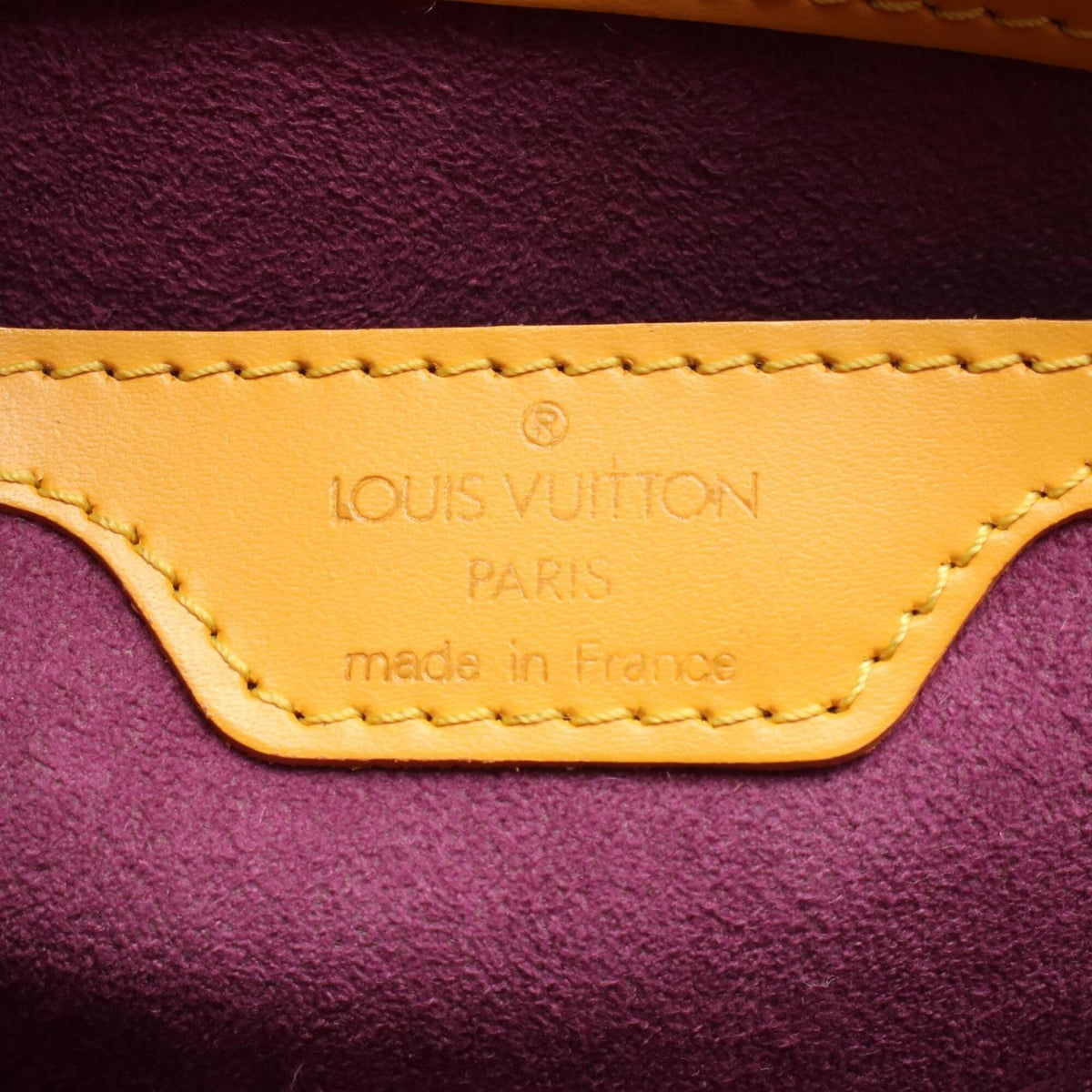 Louis Vuitton Yellow Epi Leather Handbag (Pre-Owned)