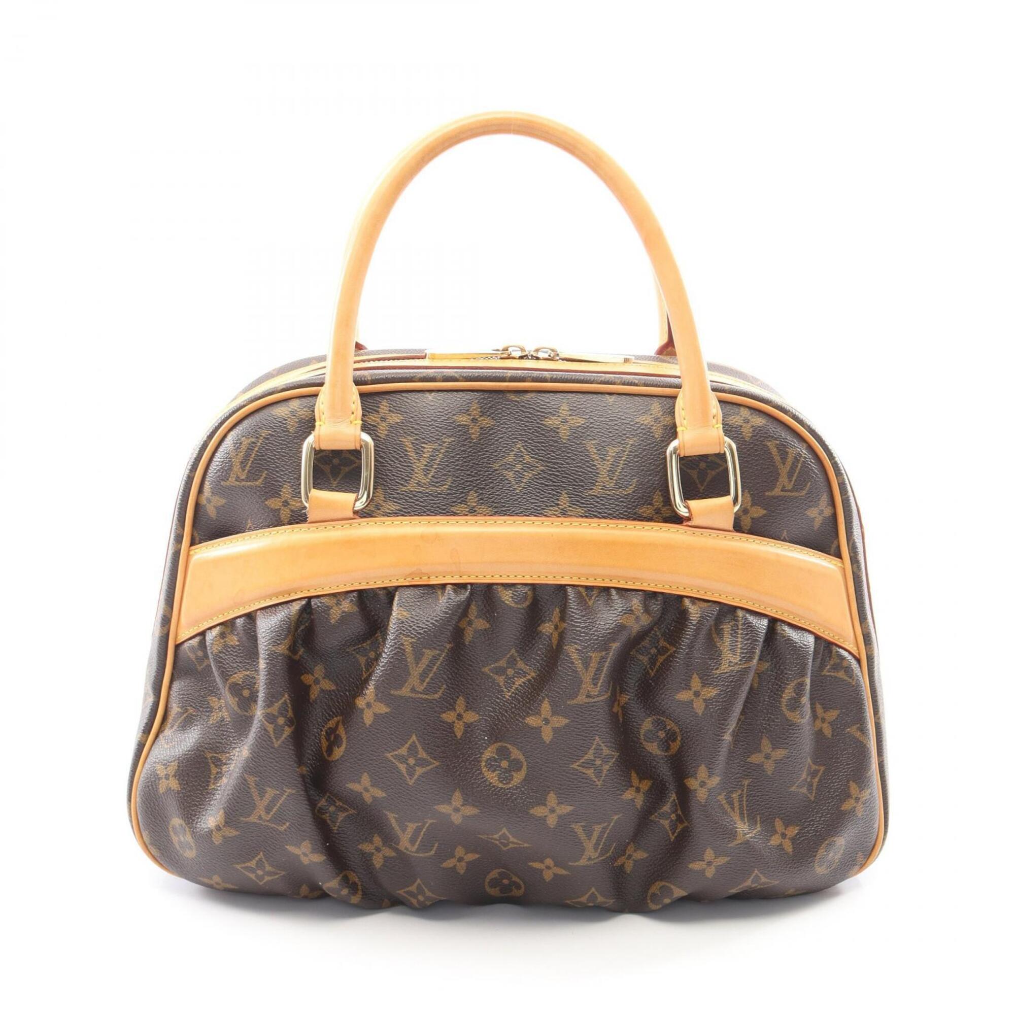 Louis Vuitton Brown Monogram Coated Canvas Handbag (Pre-Owned)