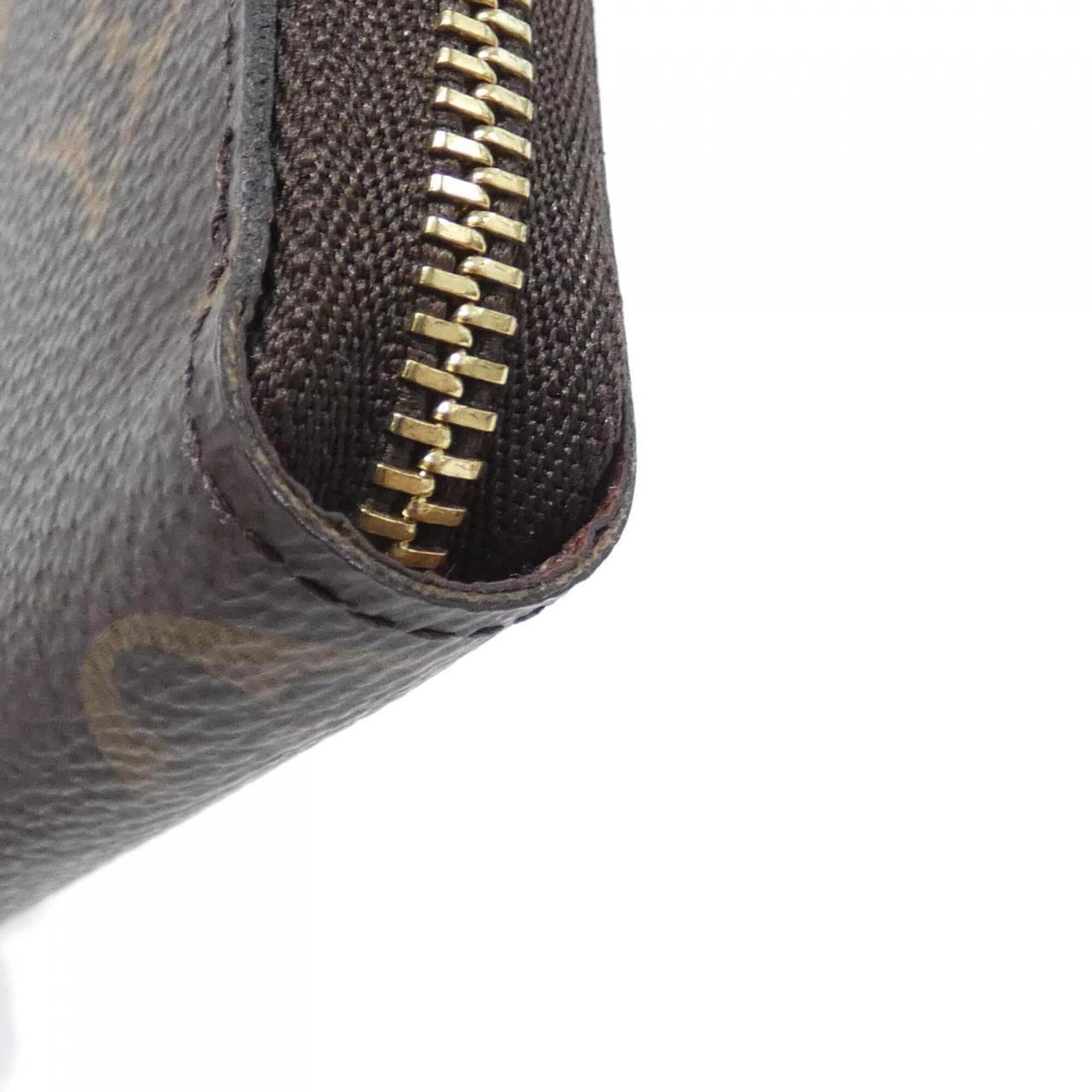 Louis Vuitton Marron Coated Canvas Coin Purse/Coin Case (Pre-Owned)