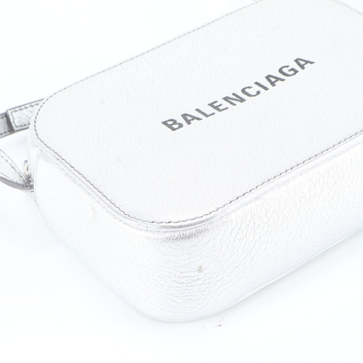 Balenciaga Silver Leather Shoulder Bag (Pre-Owned)