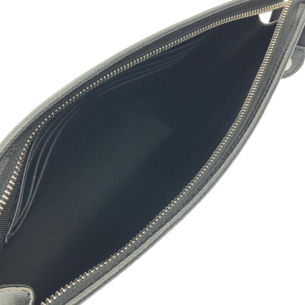 Louis Vuitton Black Leather Handbag Pochette (Pre-Owned)