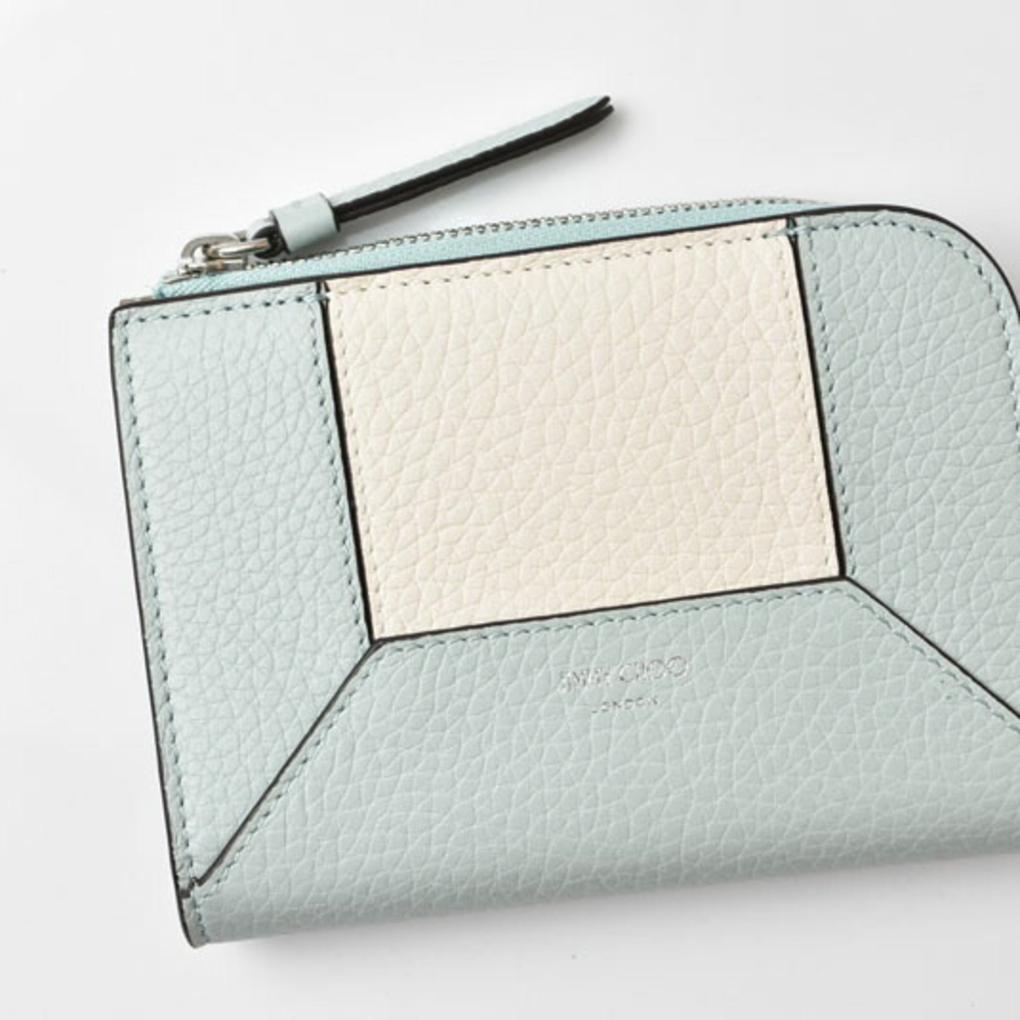 Jimmy Choo Blue Leather Wallet (Bi-Fold) (Pre-Owned)