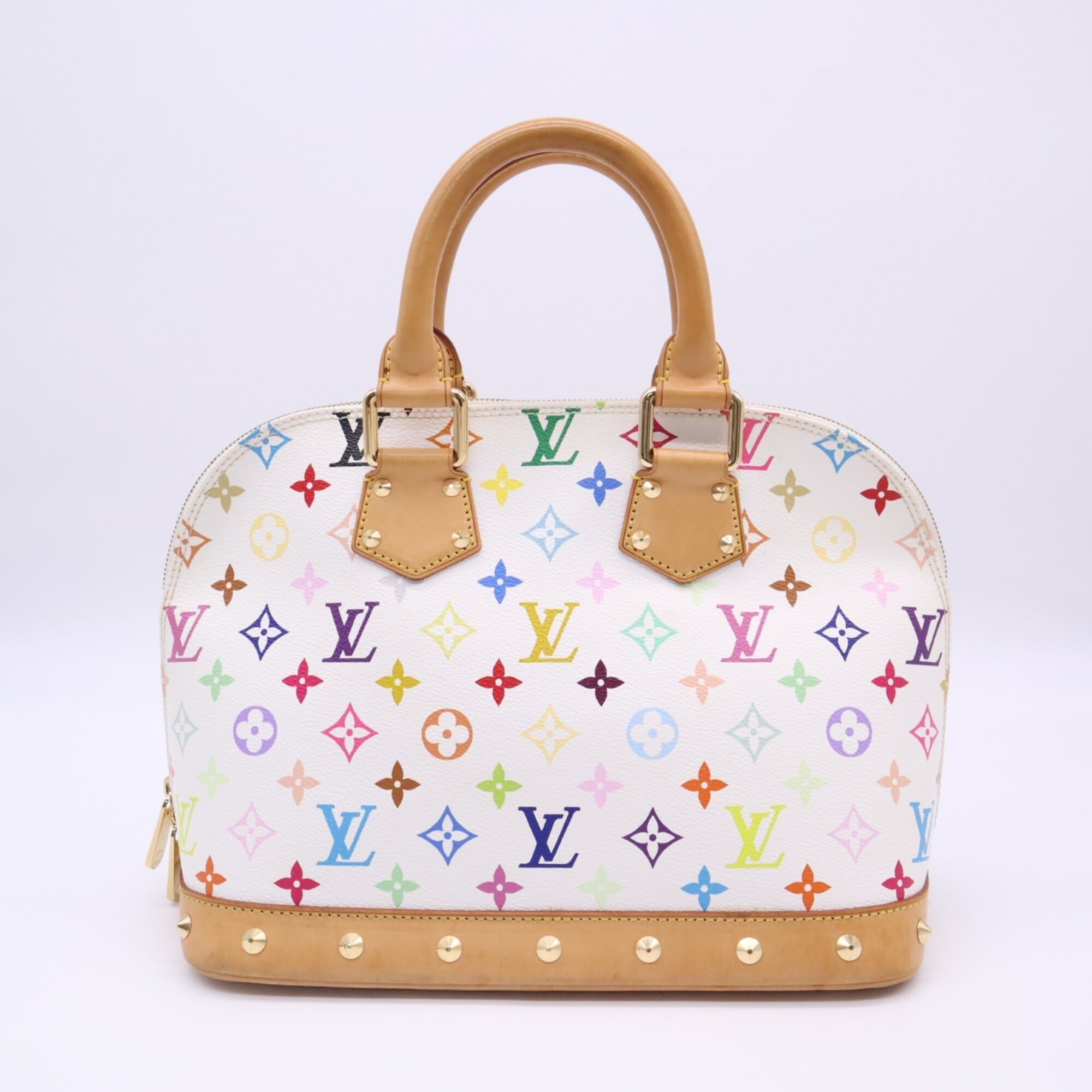 Louis Vuitton Monogram Multicolore Multi-Color Coated Canvas Leather Handbag (Pre-Owned)