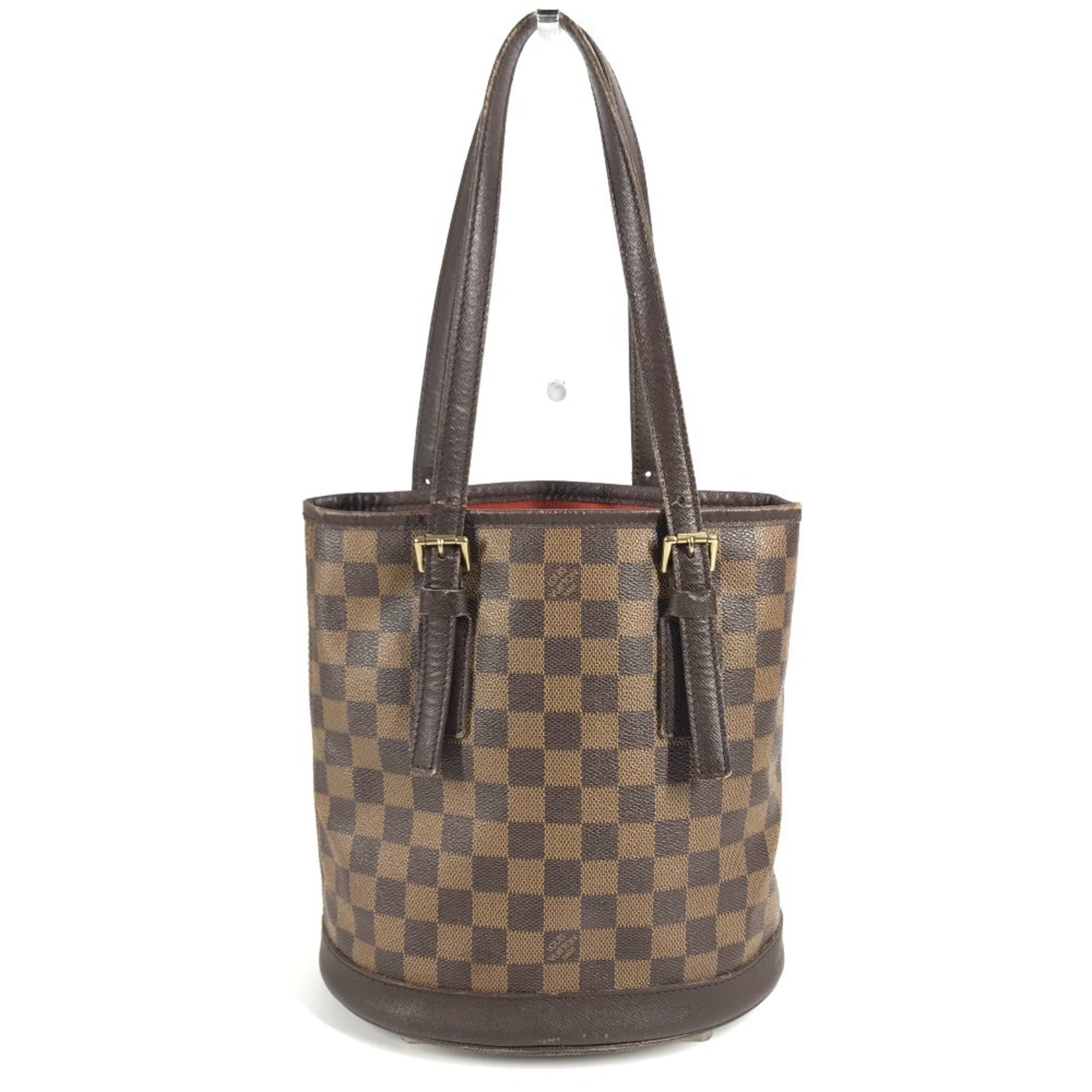 Louis Vuitton Brown Damier Canvas Ebene Galle Damier Graphite Pouch Shoulder Bag Tote Bag (Pre-Owned)