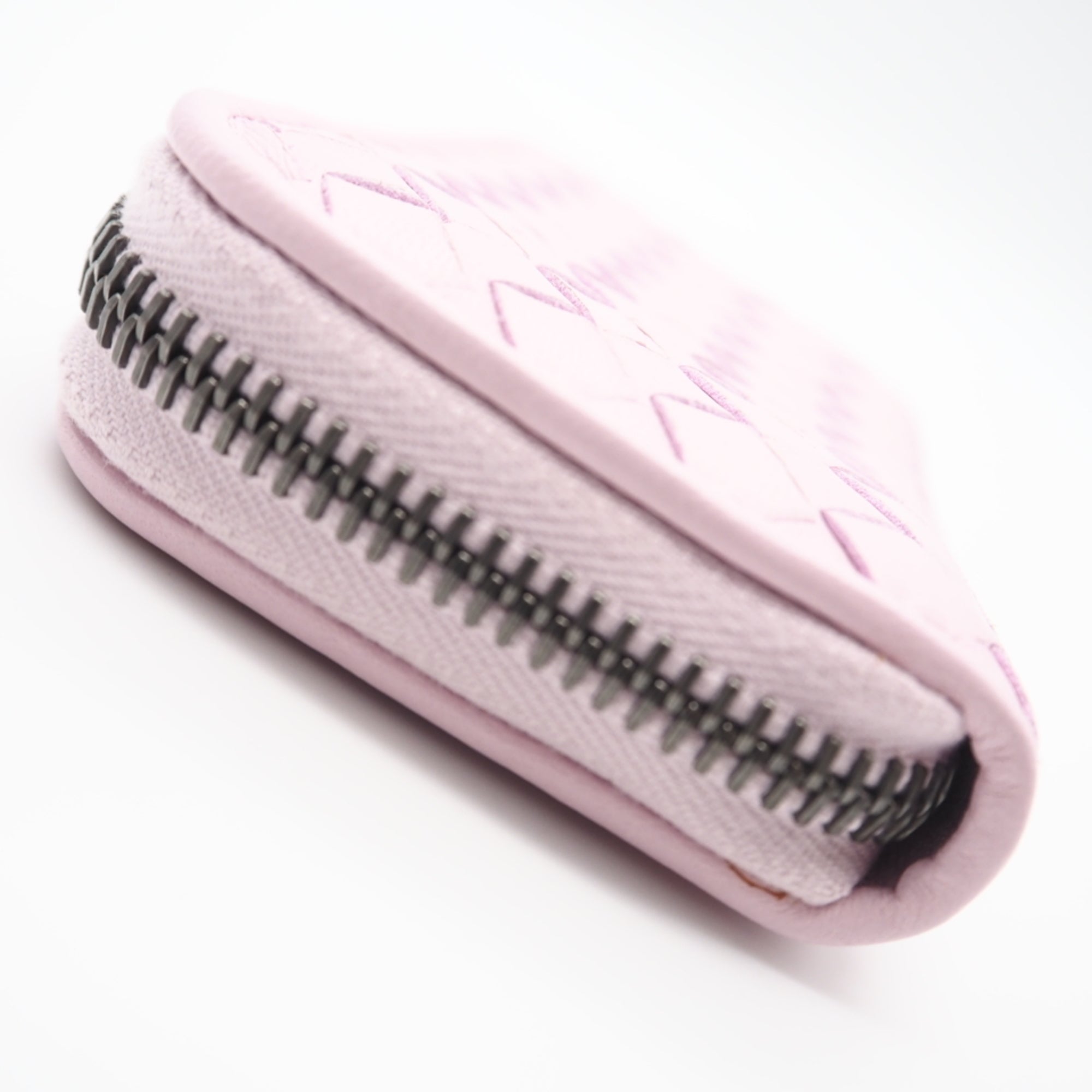 Bottega Veneta Pink Leather Coin Purse/Coin Case (Pre-Owned)