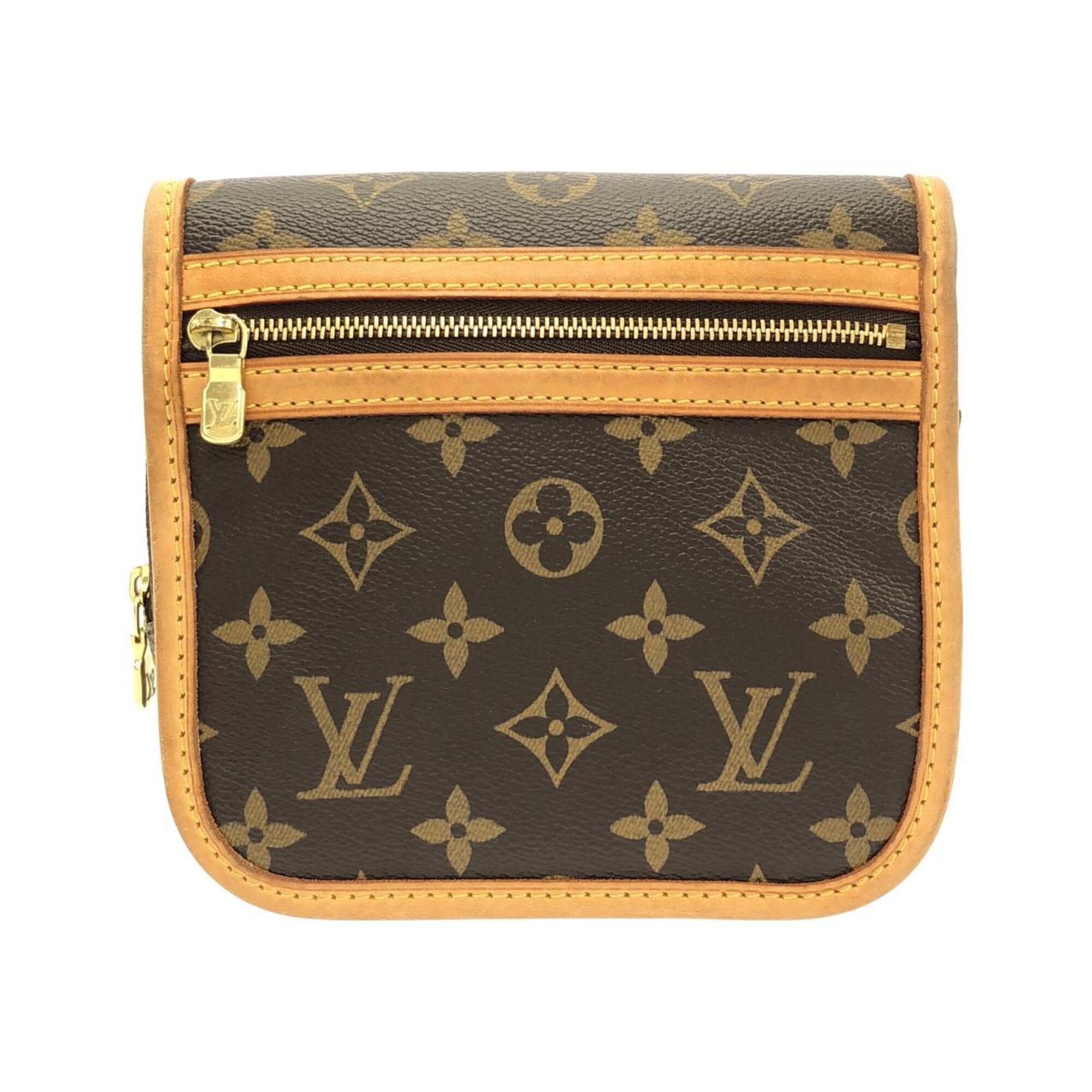 Louis Vuitton Marron Coated Canvas Shoulder Bag (Pre-Owned)