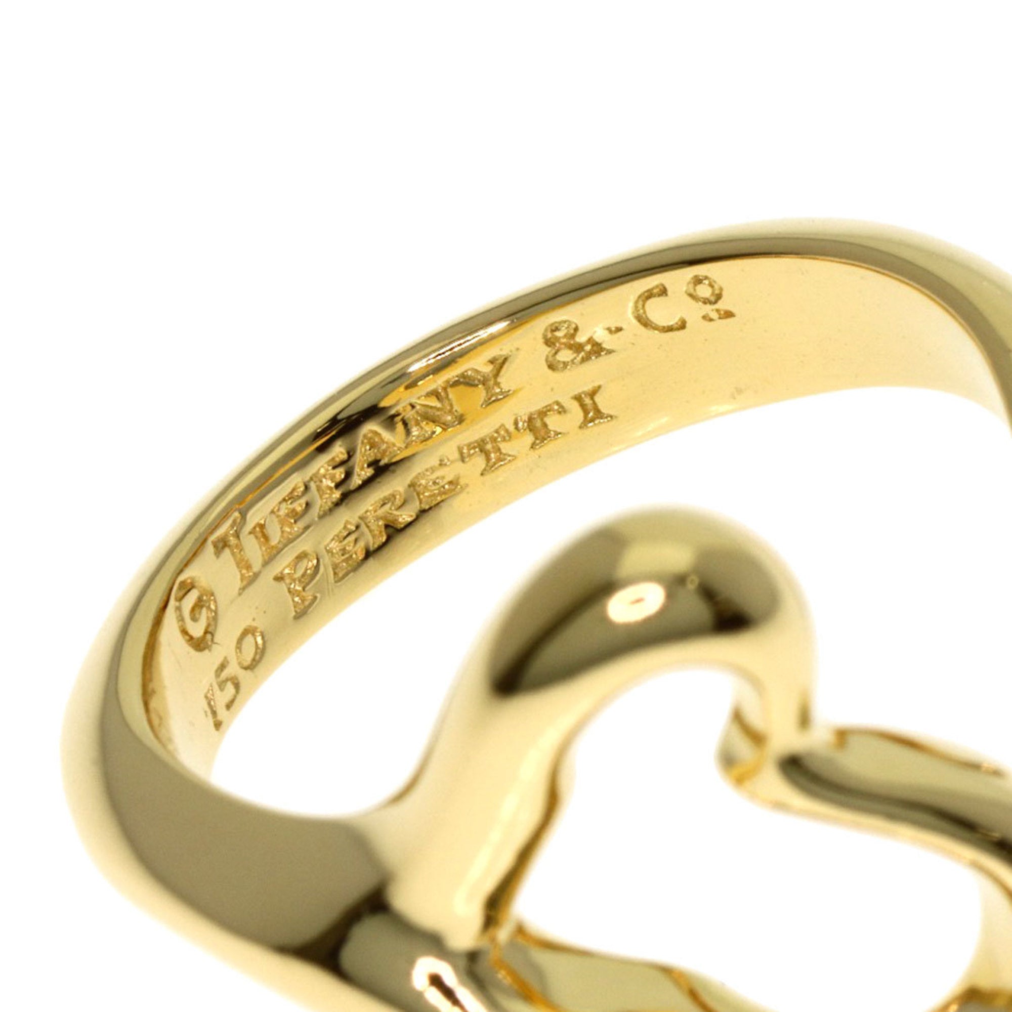 Tiffany Open Heart Yellow Gold (18K) Band Ring (Pre-Owned)
