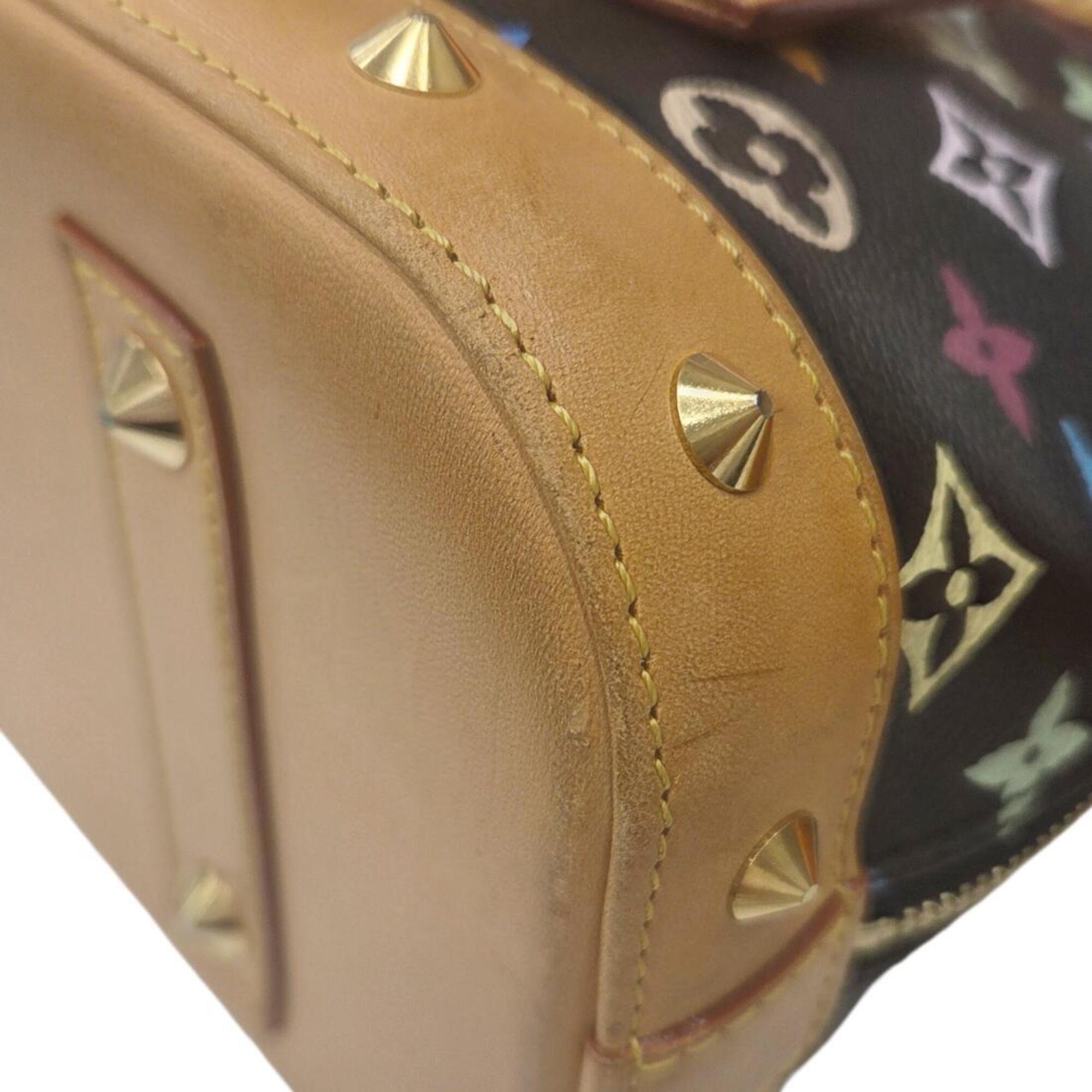 Louis Vuitton Multi-Color Noir Monogram Handbag (Pre-Owned)