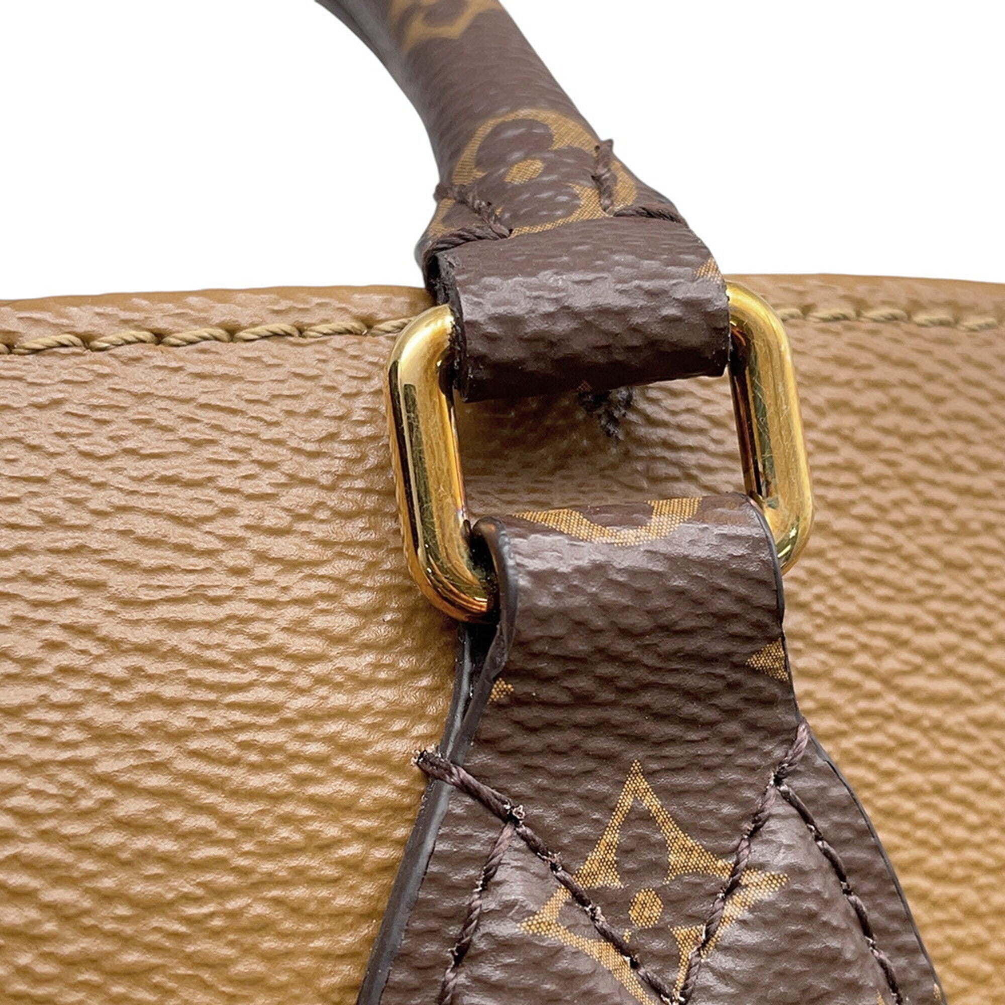 Louis Vuitton Monogram Reverse Red Color Monogram Reverse Handbag Shoulder Bag Tote Bag (Pre-Owned)