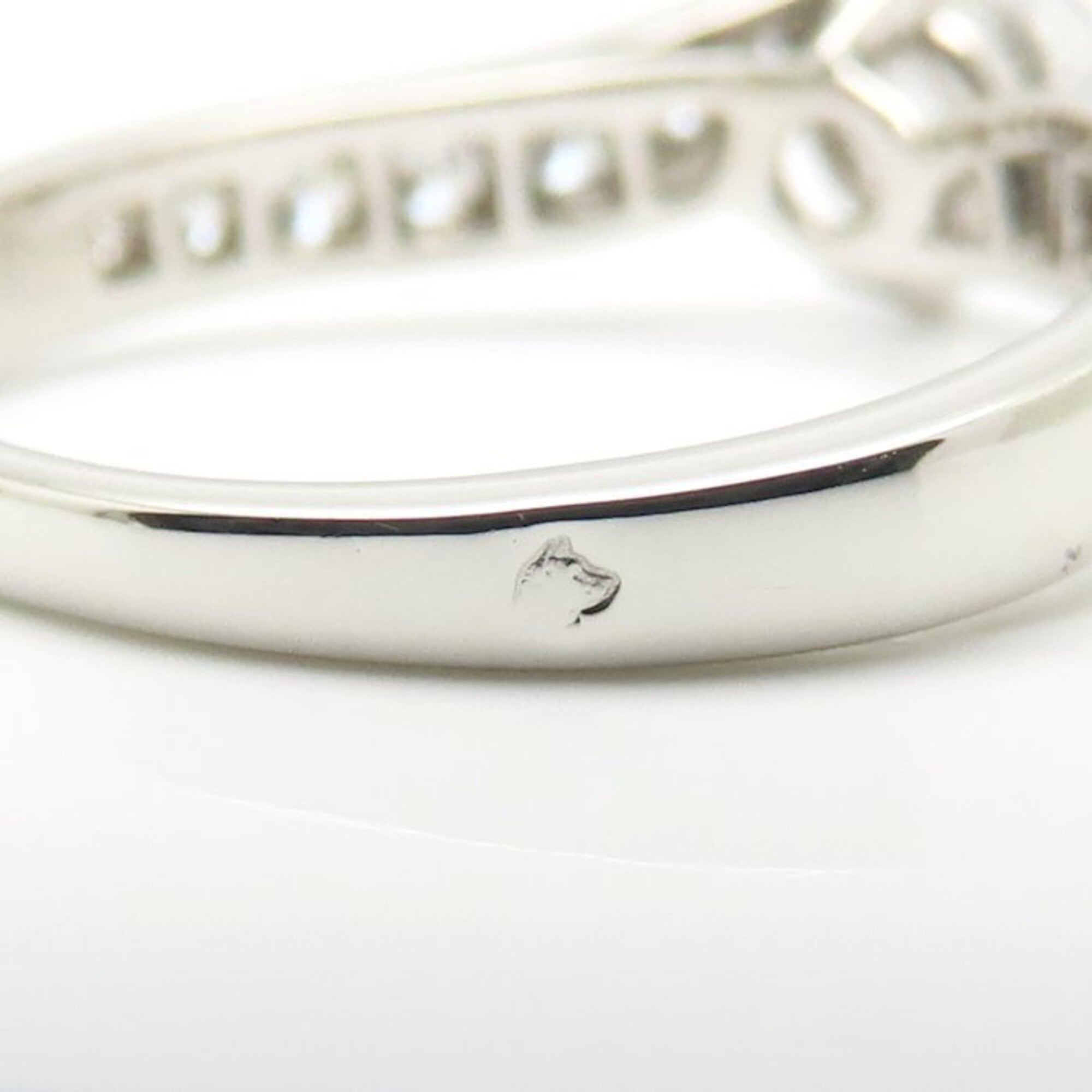 Van Cleef & Arpels Platinum 950 Band Ring (Pre-Owned)