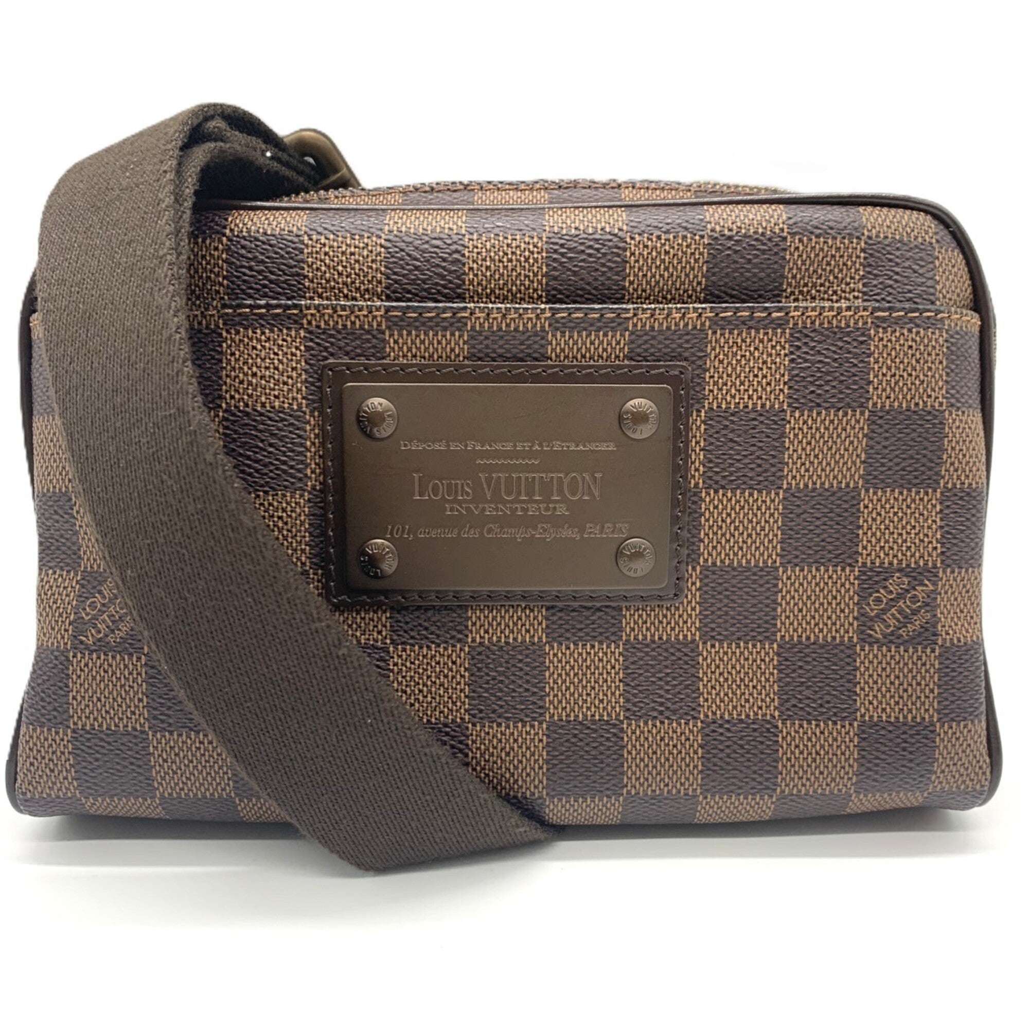 Louis Vuitton Damier Dark Brown Damier Canvas Sling Bag (Pre-Owned)
