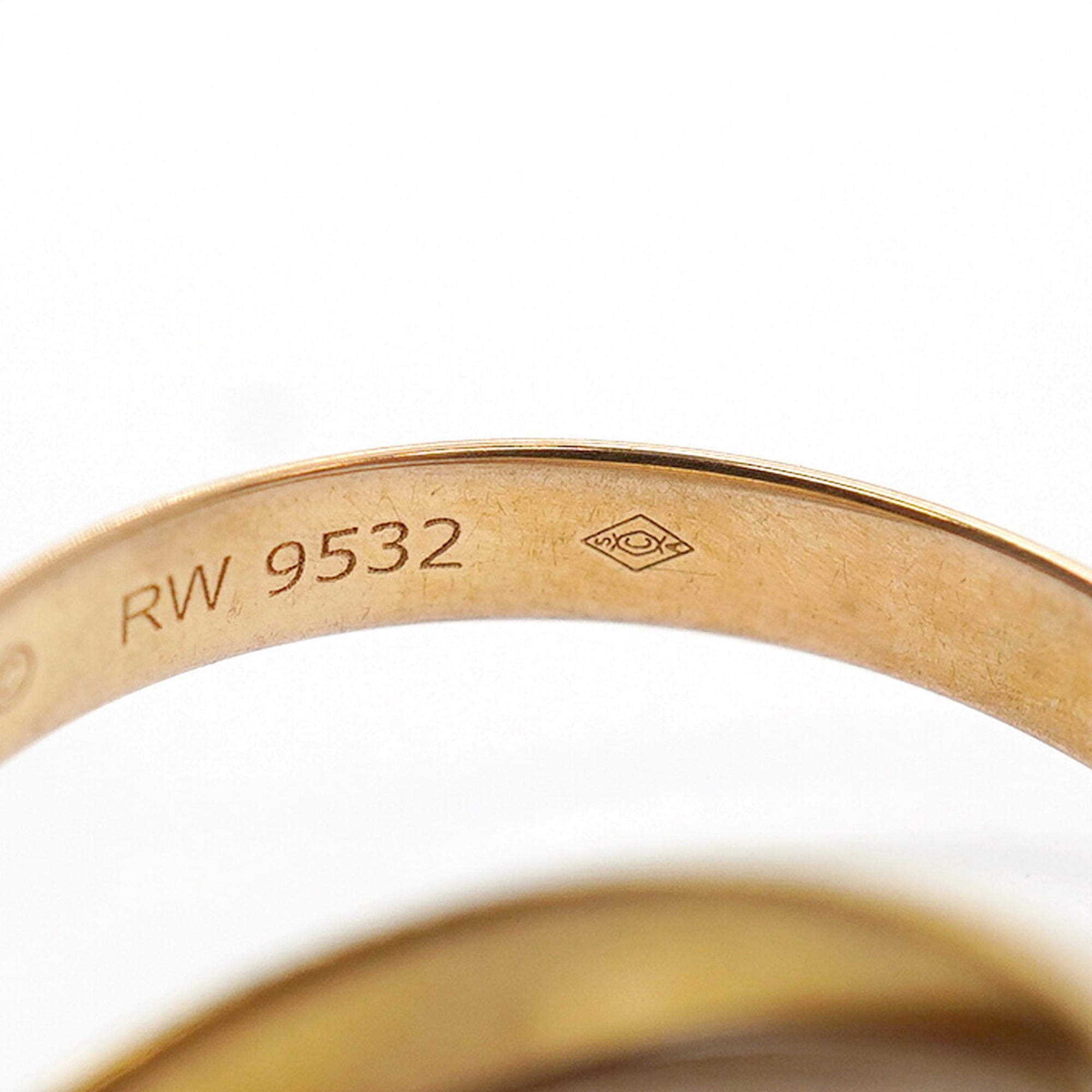 Cartier Yellow Gold (18K) Pink Gold (18K) White Gold (18K) Band Ring (Pre-Owned)