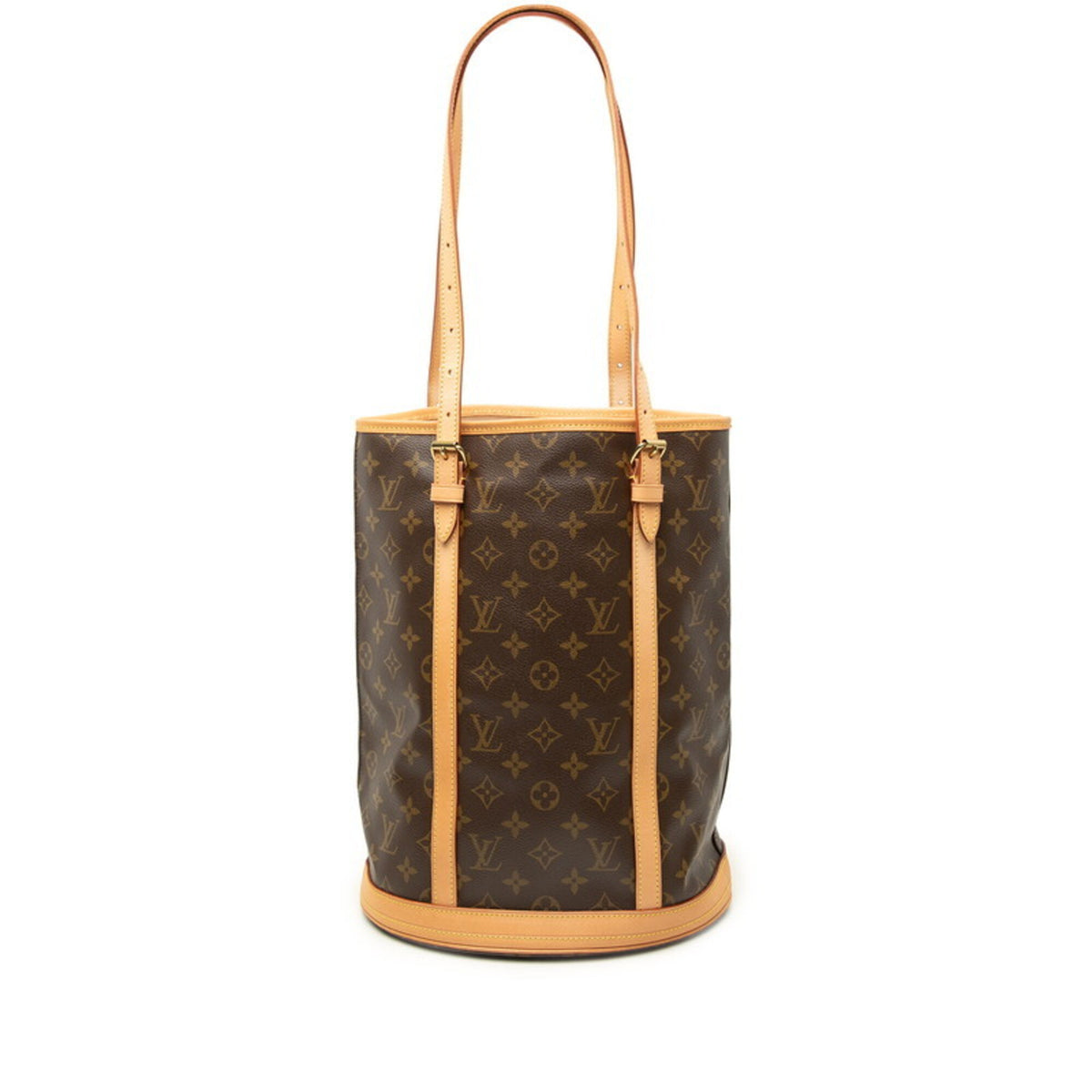 Louis Vuitton Brown Pvc Leather Shoulder Bag Tote Bag (Pre-Owned)