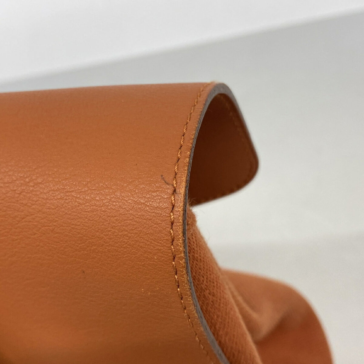 Hermes Orange Toile Chevron Tote Bag (Pre-Owned)