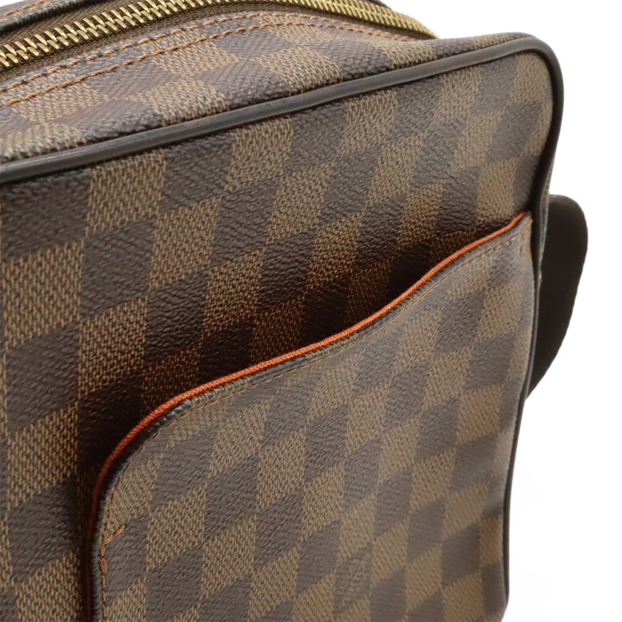 Louis Vuitton Brown Pvc Coated Canvas Damier Canvas Pochette Shoulder Bag (Pre-Owned)