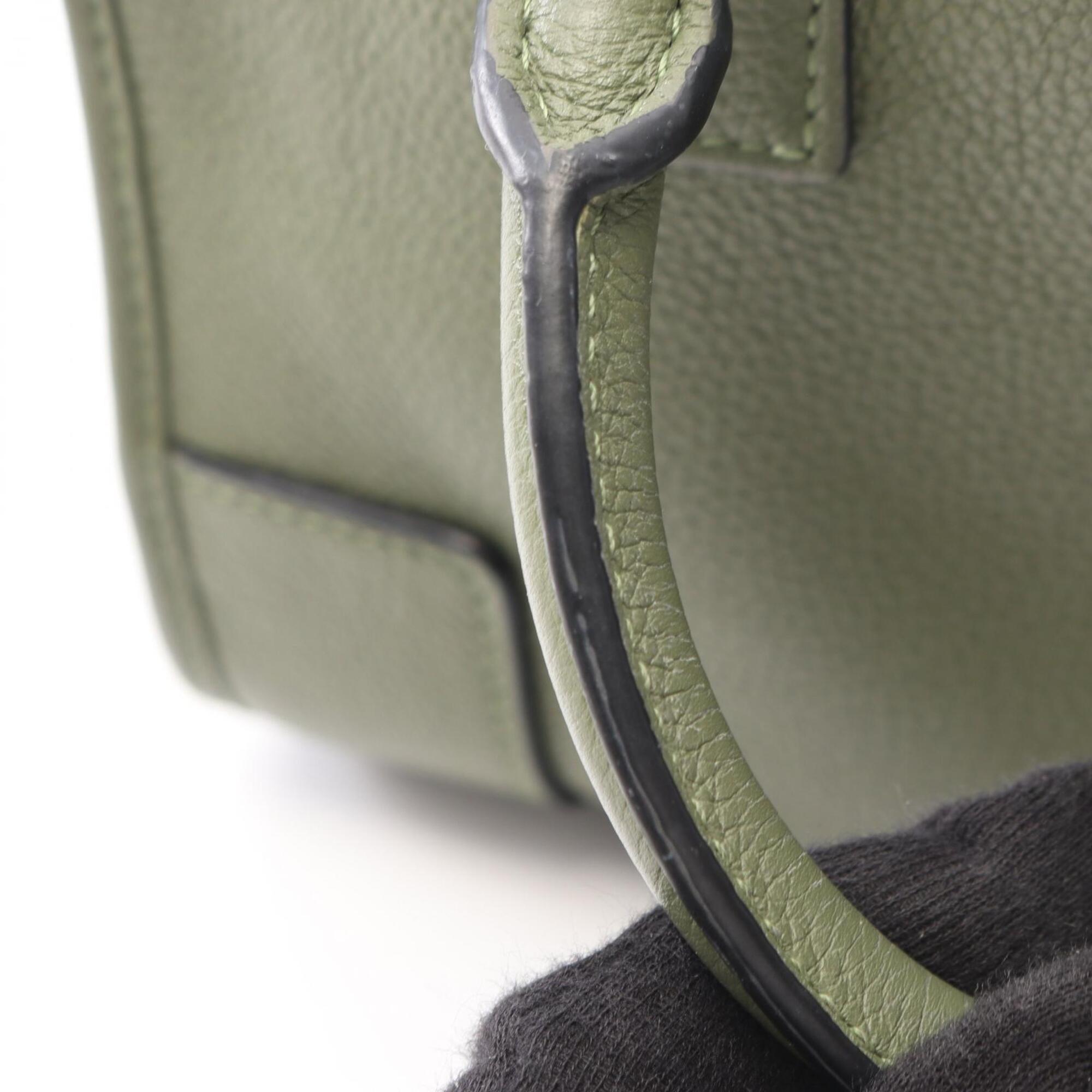 Loewe Green Leather Handbag (Pre-Owned)