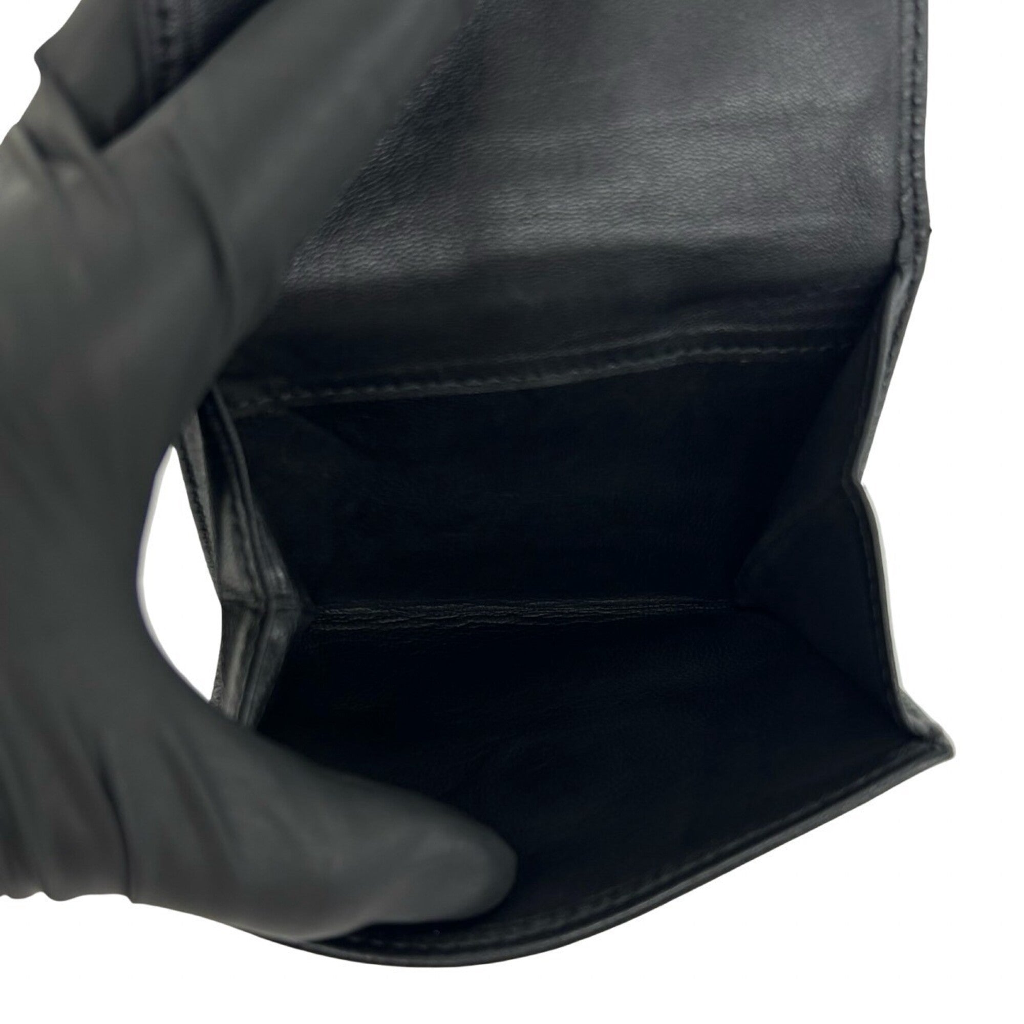 Loewe Black Leather Wallet (Bi-Fold) (Pre-Owned)