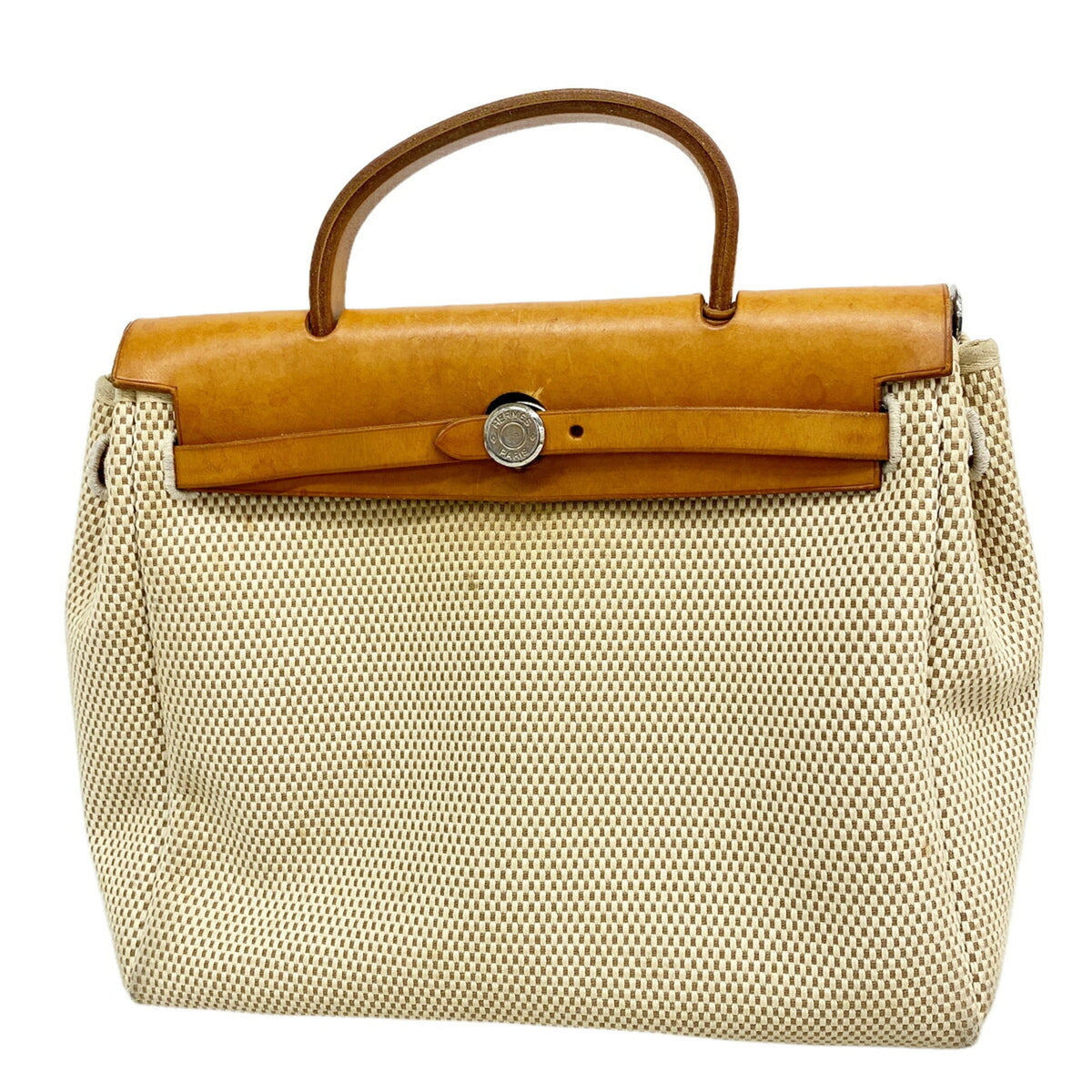 Hermes Natural Handbag (Pre-Owned)