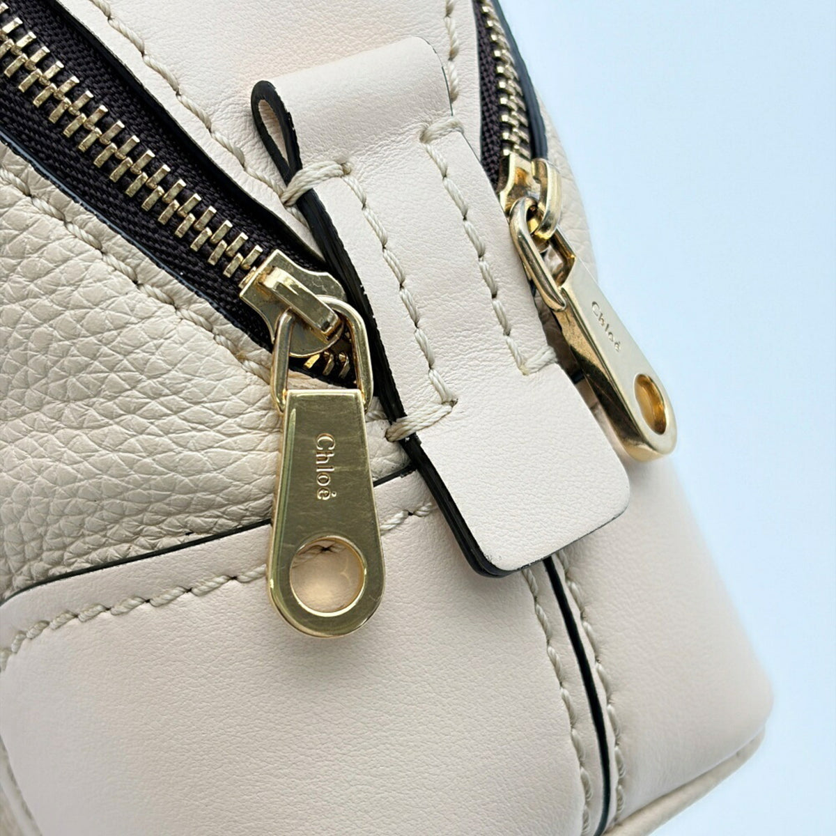 Chloé Beige Leather Shoulder Bag (Pre-Owned)