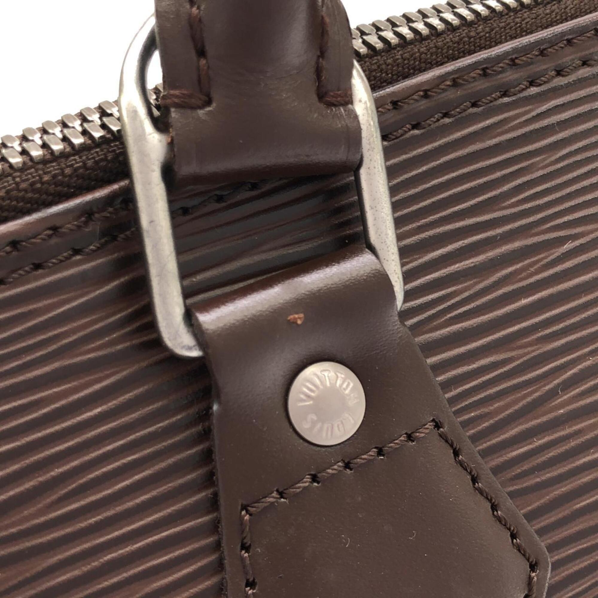 Louis Vuitton Mocha Leather Handbag (Pre-Owned)
