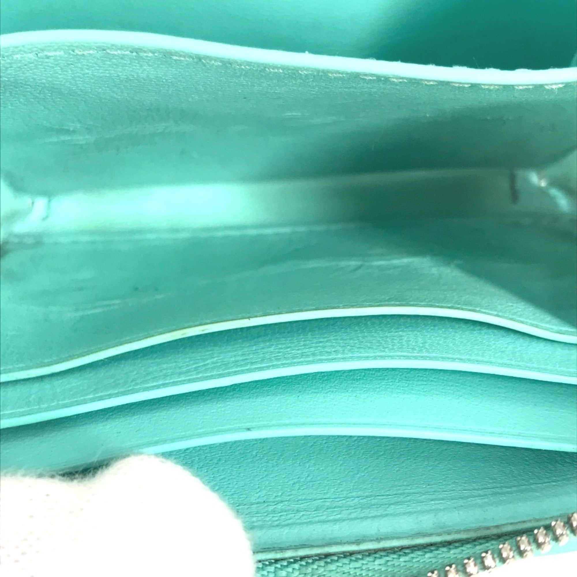 Tiffany Blue Leather Coin Purse/Coin Case (Pre-Owned)