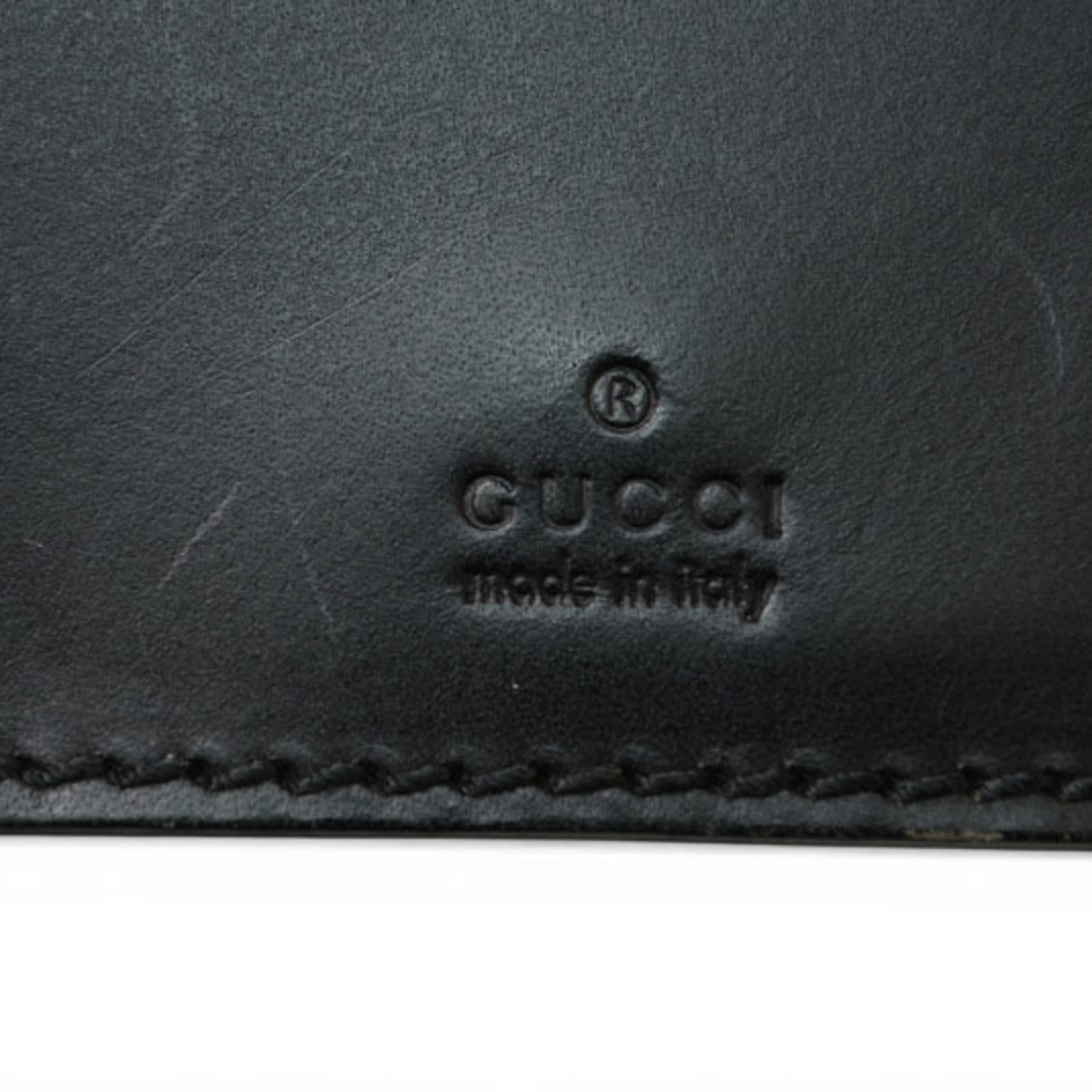 Gucci Black Leather Shoulder Bag (Pre-Owned)