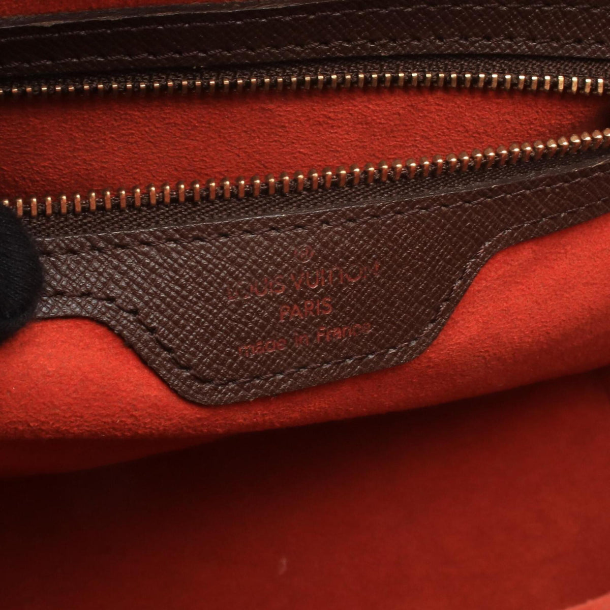 Louis Vuitton Brown Ebene Coated Canvas Leather Handbag (Pre-Owned)