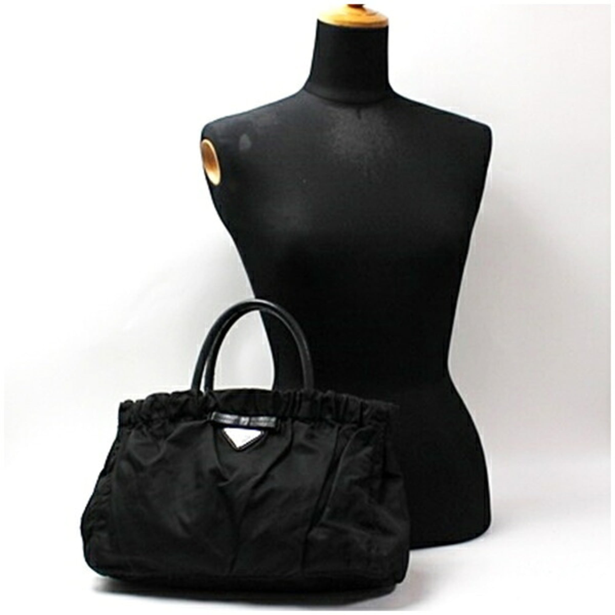 Prada Black Nylon Tote Bag (Pre-Owned)