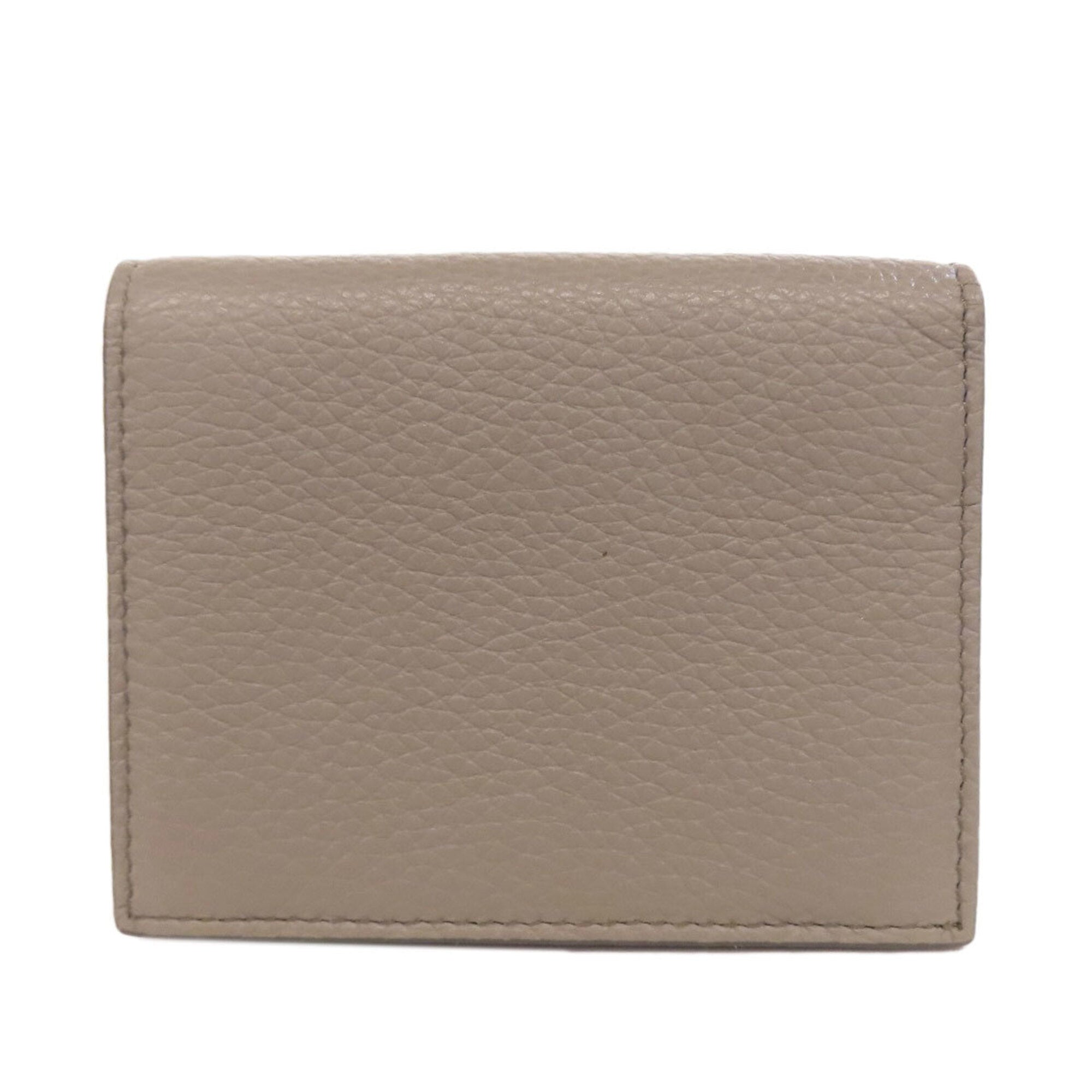 Prada Beige Leather Wallet (Bi-Fold) (Pre-Owned)