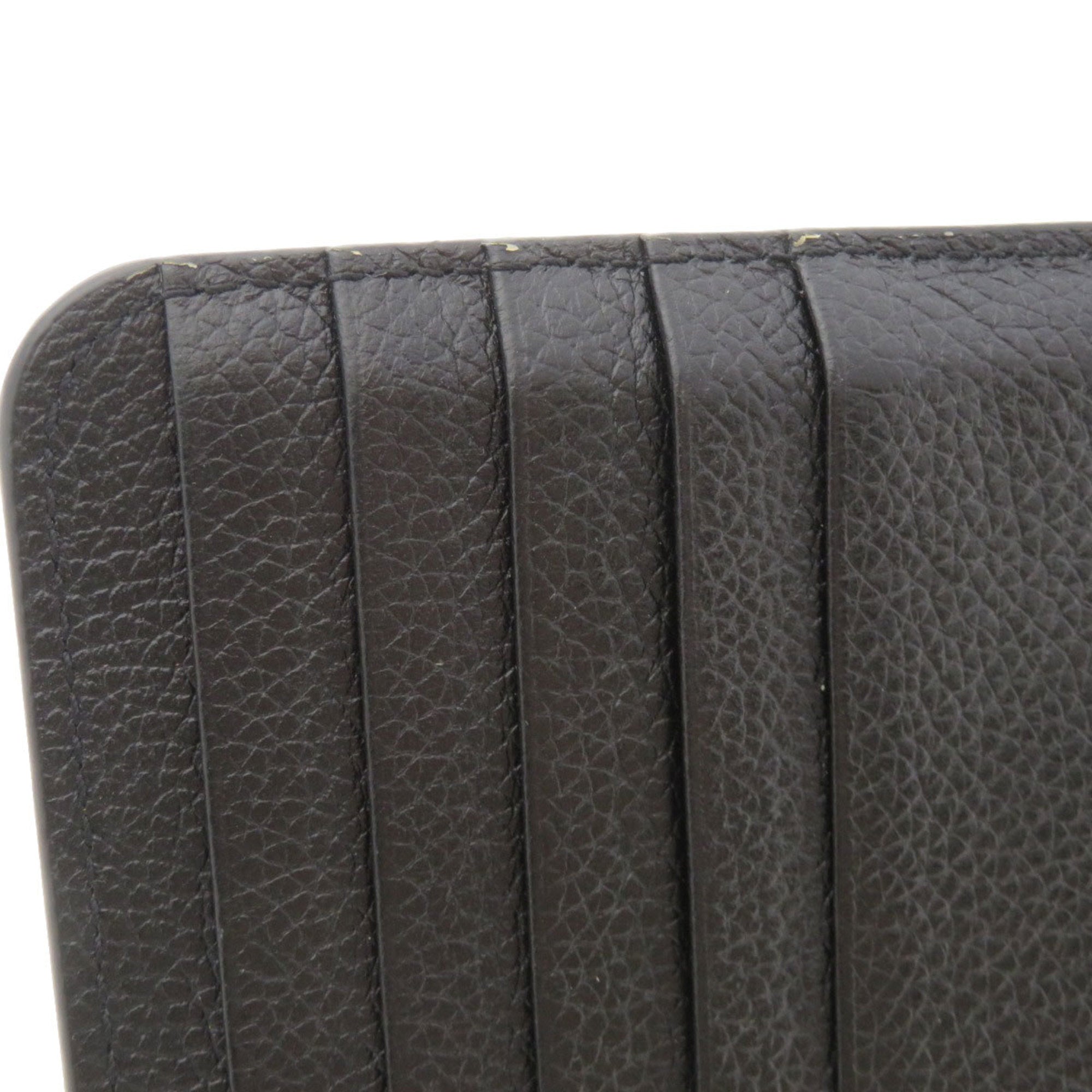 Balenciaga Black Leather Coin Purse/Coin Case (Pre-Owned)