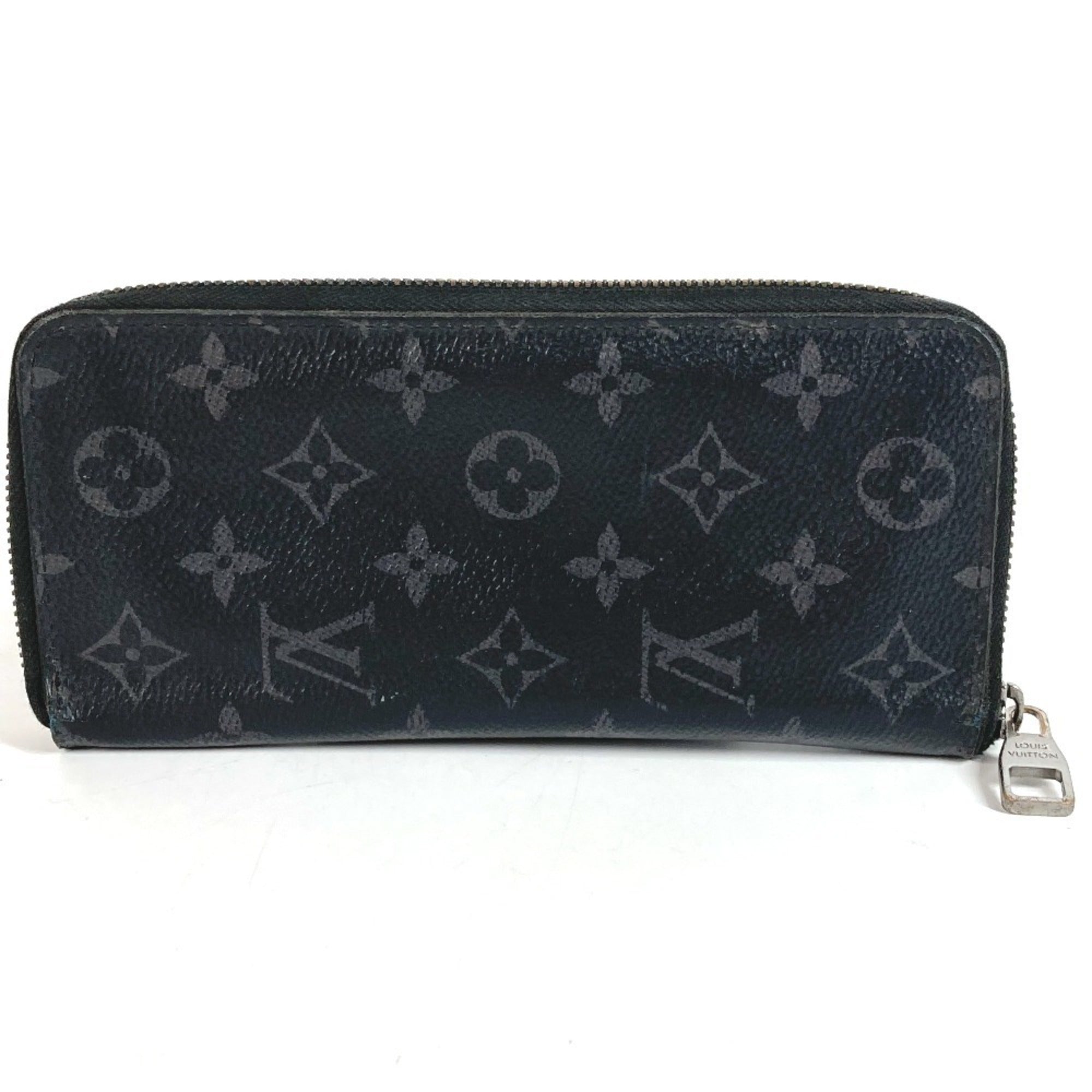 Louis Vuitton Black Monogram Eclipse Long Wallet (Bi-Fold) (Pre-Owned)