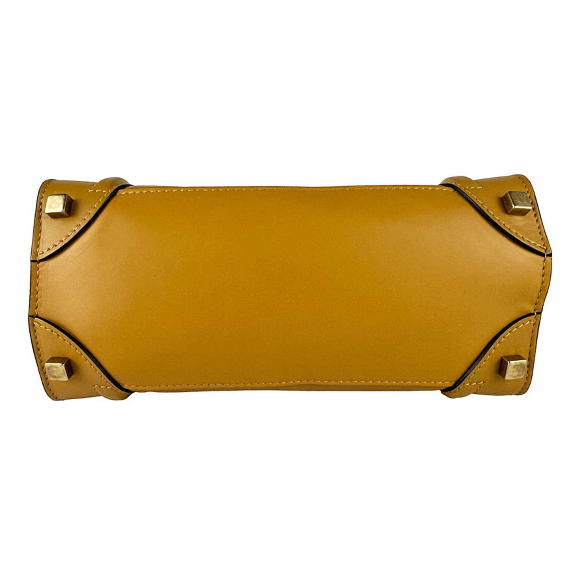 Celine Black Yellow Leather Handbag (Pre-Owned)