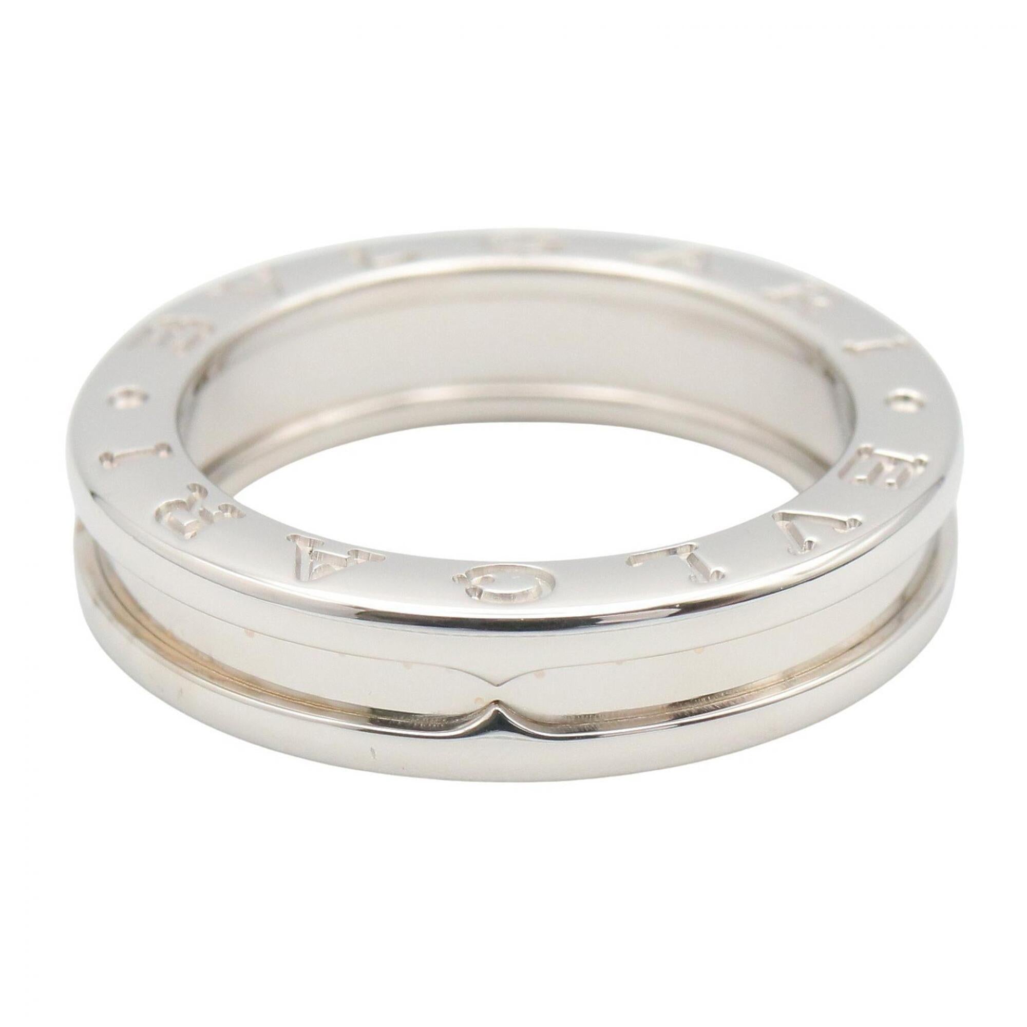 Bvlgari Silver White Gold (18K) Band Ring (Pre-Owned)