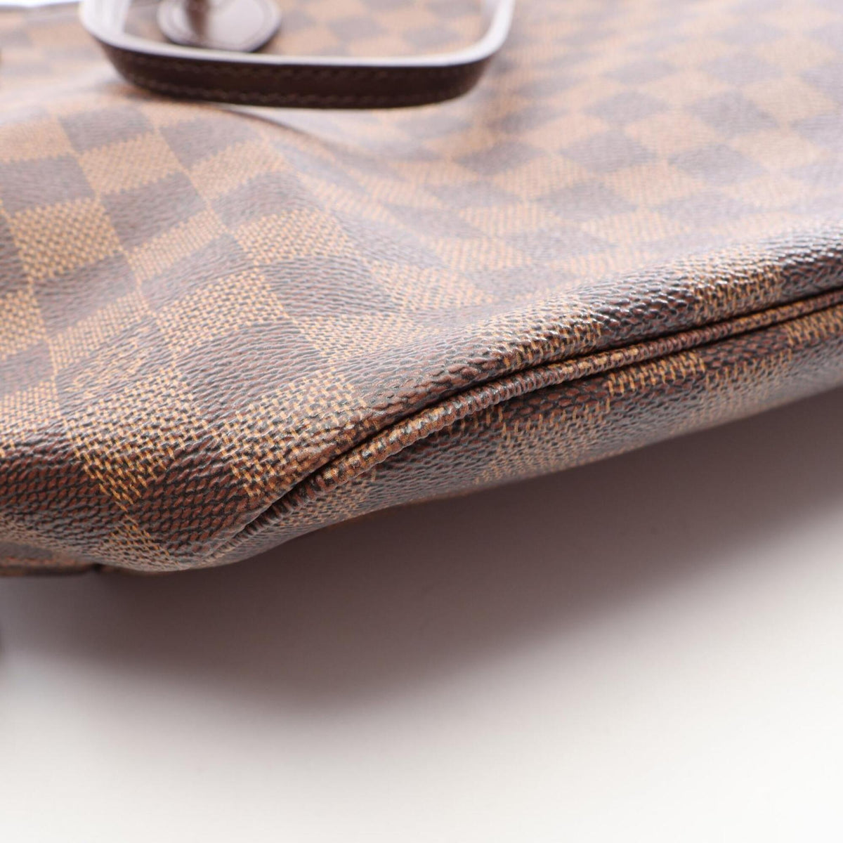 Louis Vuitton Brown Ebene Damier Canvas Coated Canvas Leather Handbag Tote Bag (Pre-Owned)