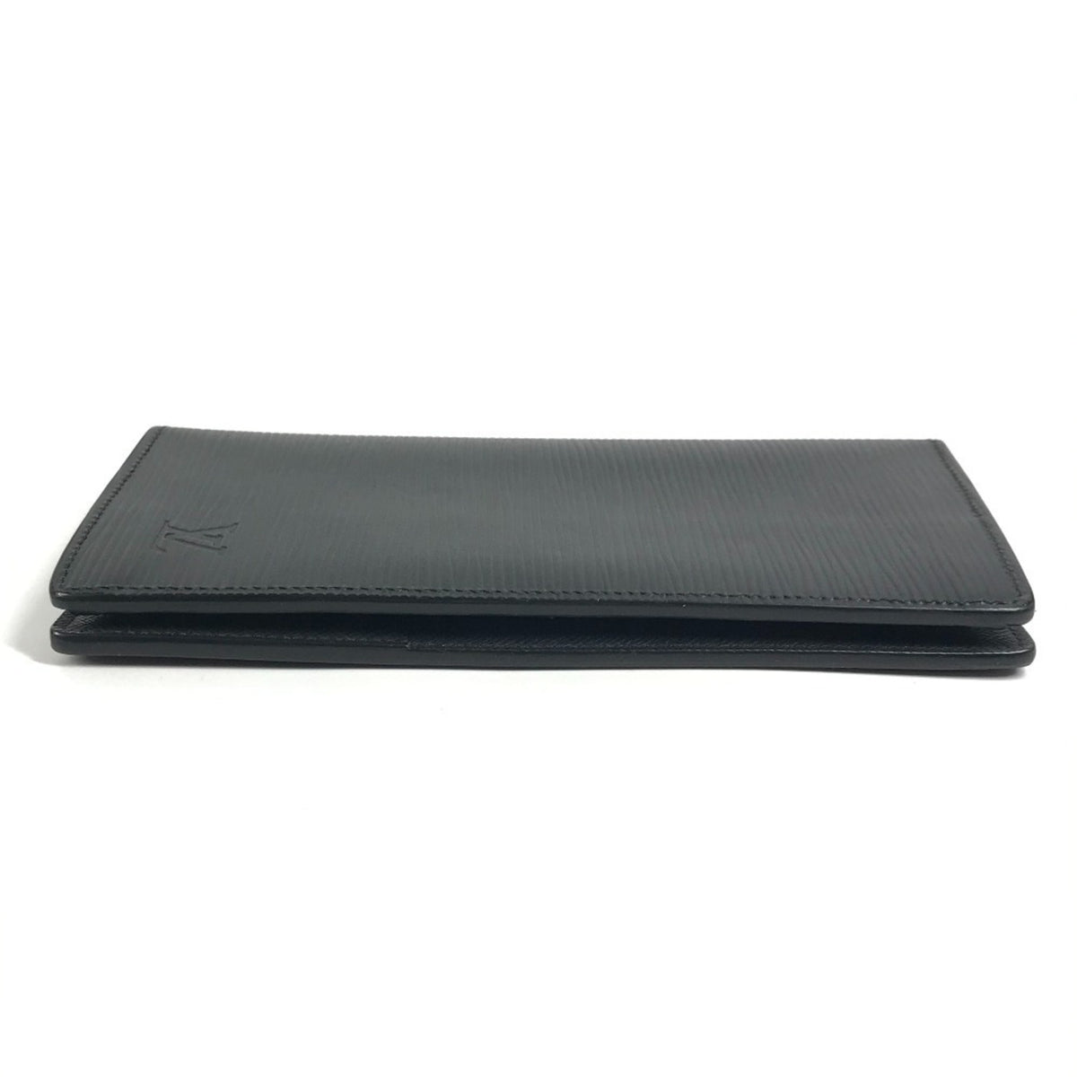 Louis Vuitton Black Noir Epi Leather Long Wallet (Bi-Fold) (Pre-Owned)