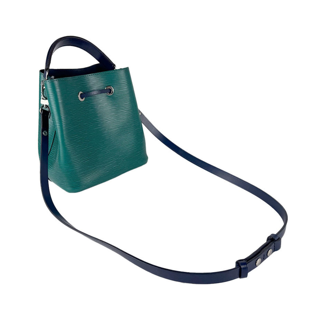 Louis Vuitton Green Navy Epi Leather Handbag Shoulder Bag (Pre-Owned)