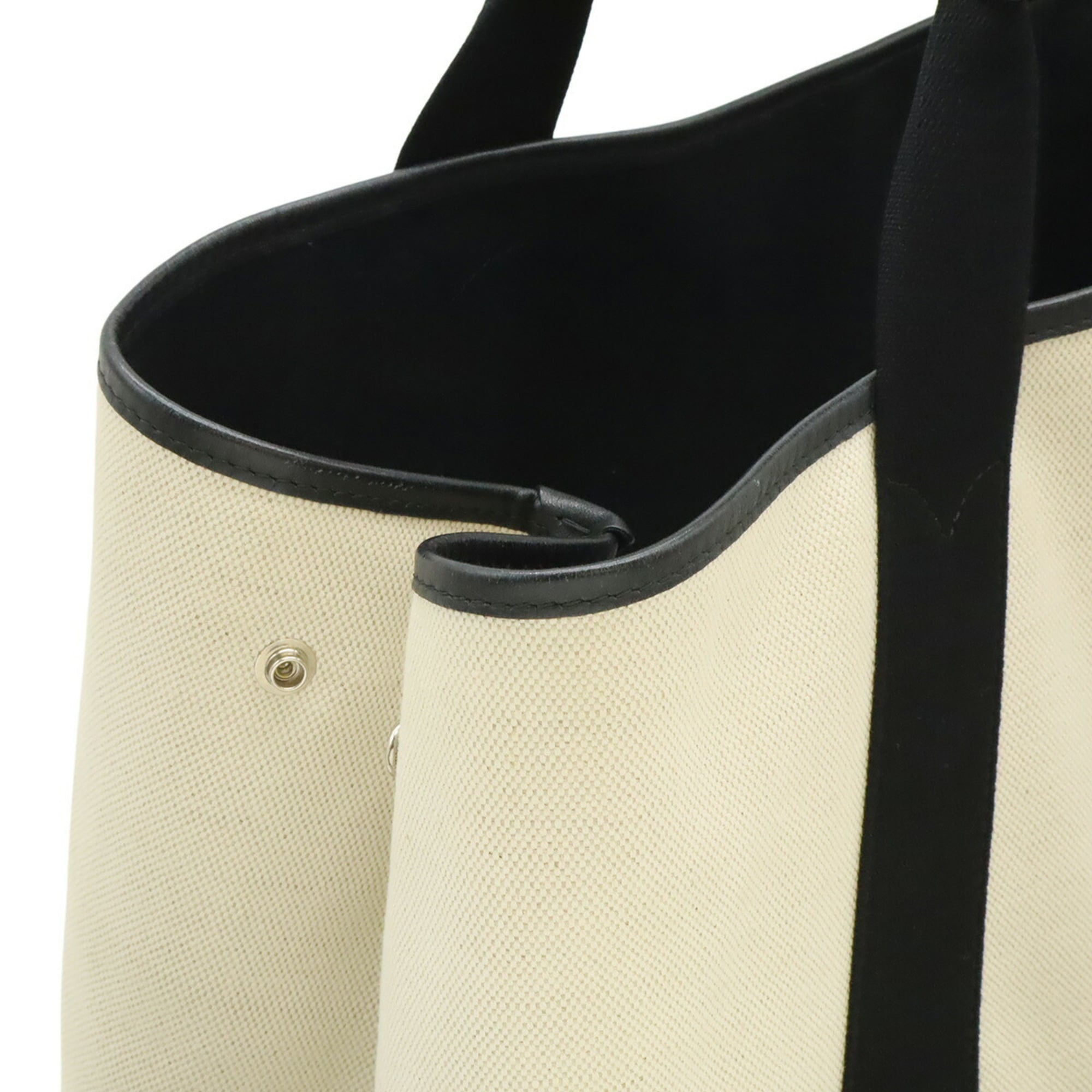 Balenciaga Black Navy Canvas Pouch Shoulder Bag Tote Bag (Pre-Owned)