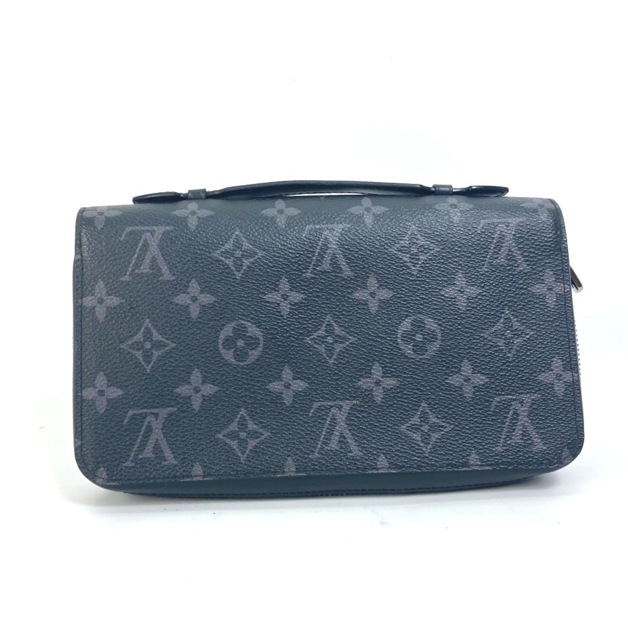 Louis Vuitton Black Monogram Eclipse Canvas Long Wallet (Bi-Fold) (Pre-Owned)