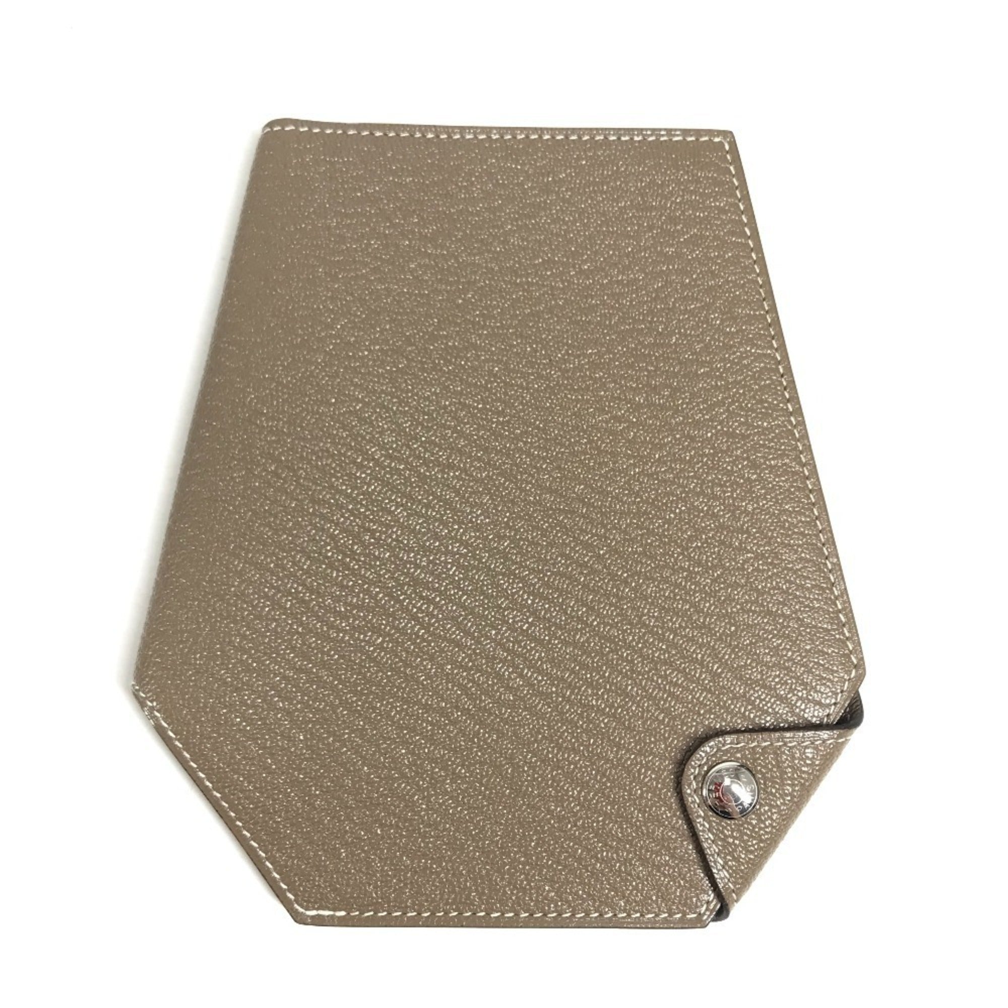 Hermes Etoupe Gray Gray Chevre Leather (Pre-Owned)